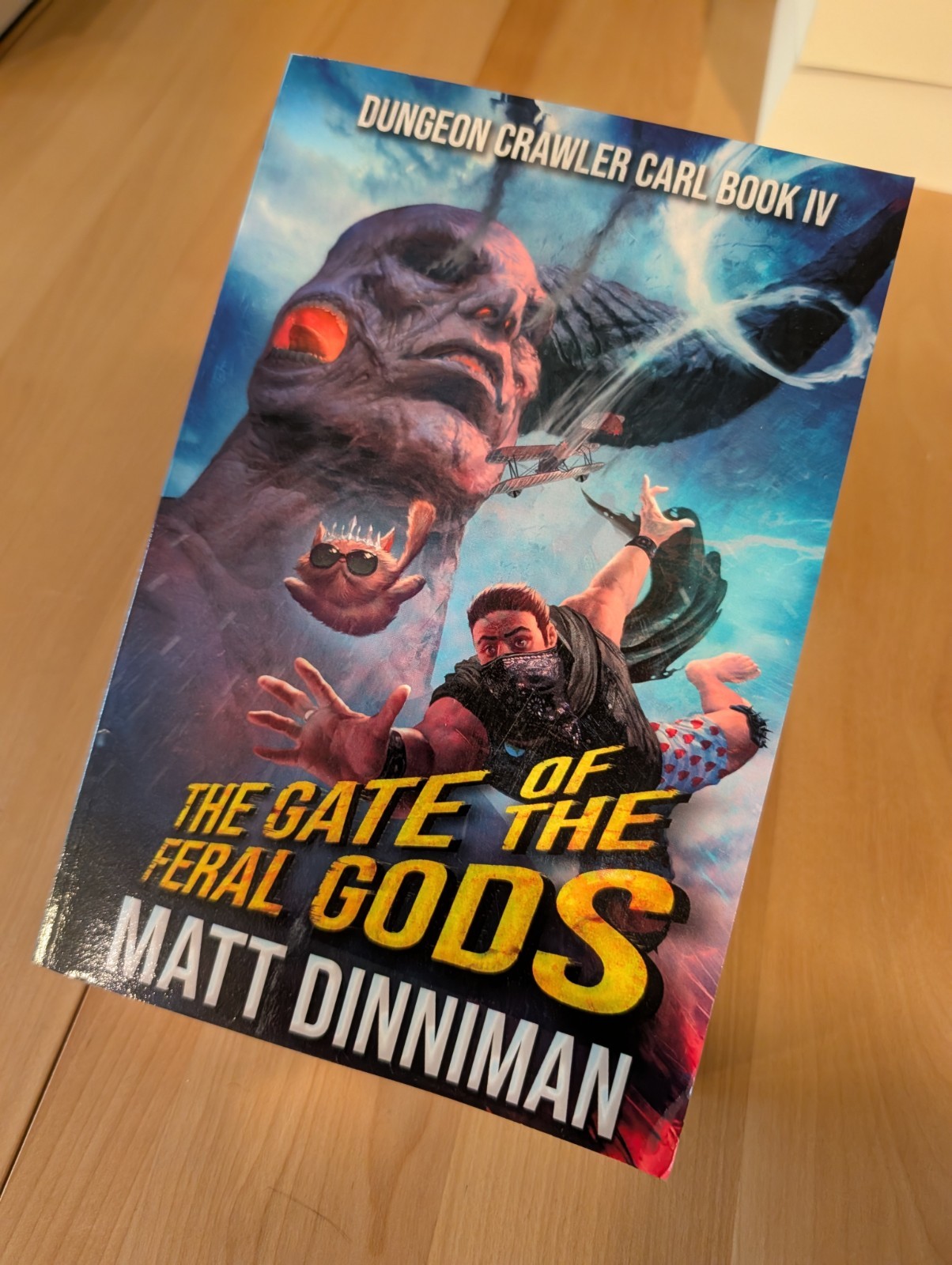 SIGNED Dungeon Crawler carl oop paperback Book 4