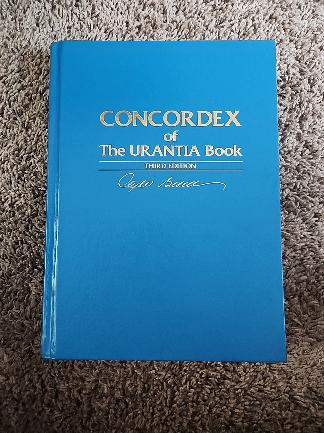 Concordex of the Urantia Book HC/DJ Third Ed. 1991