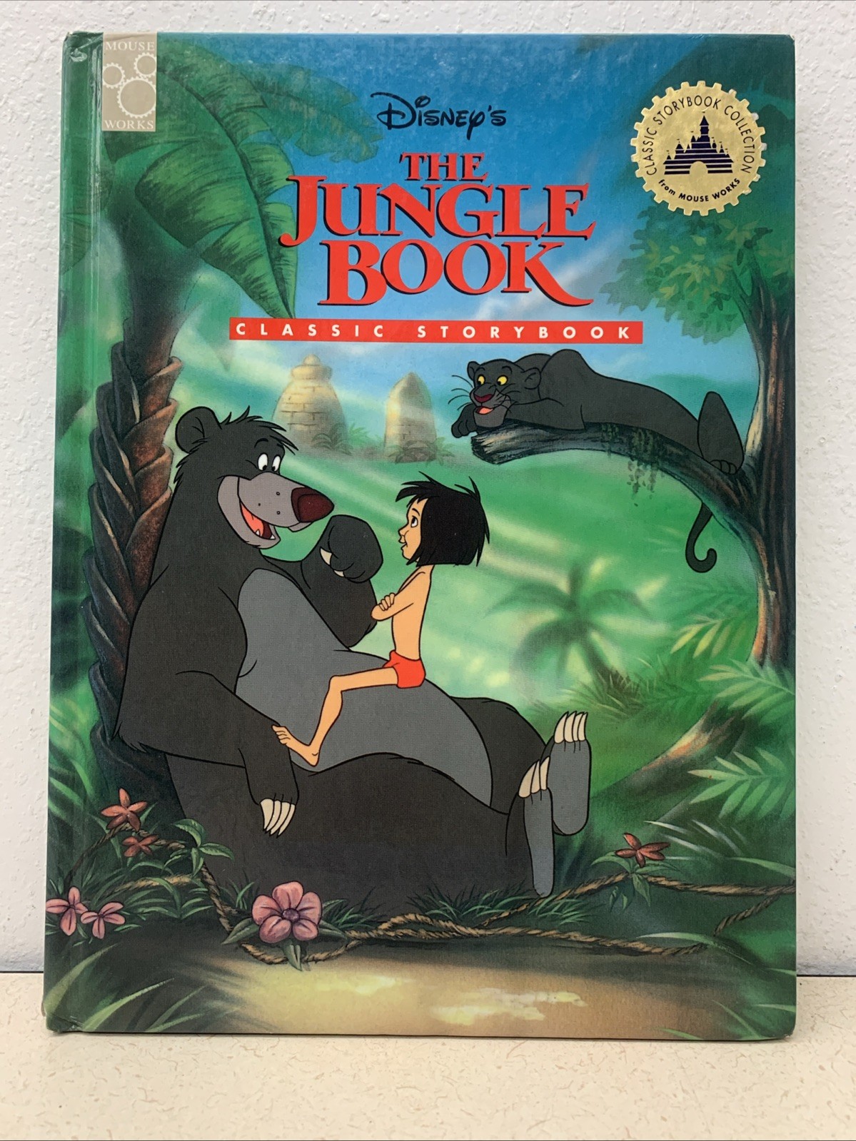 Vintage The Jungle Book by Walt Disney Mouse Works Book Collectible 1995 *read
