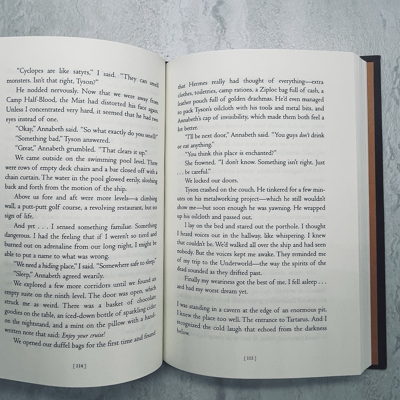 The Sea of Monsters Rick Riordan 1st Edition 4th Print Hardcover Percy Jackson