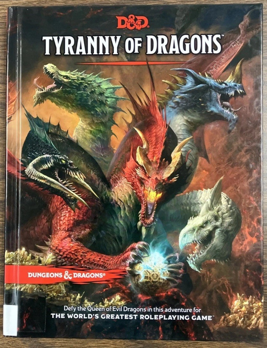 Tyranny of Dragons Dungeons And Dragons (D&D) HC by Wizards Of The Coast RPG