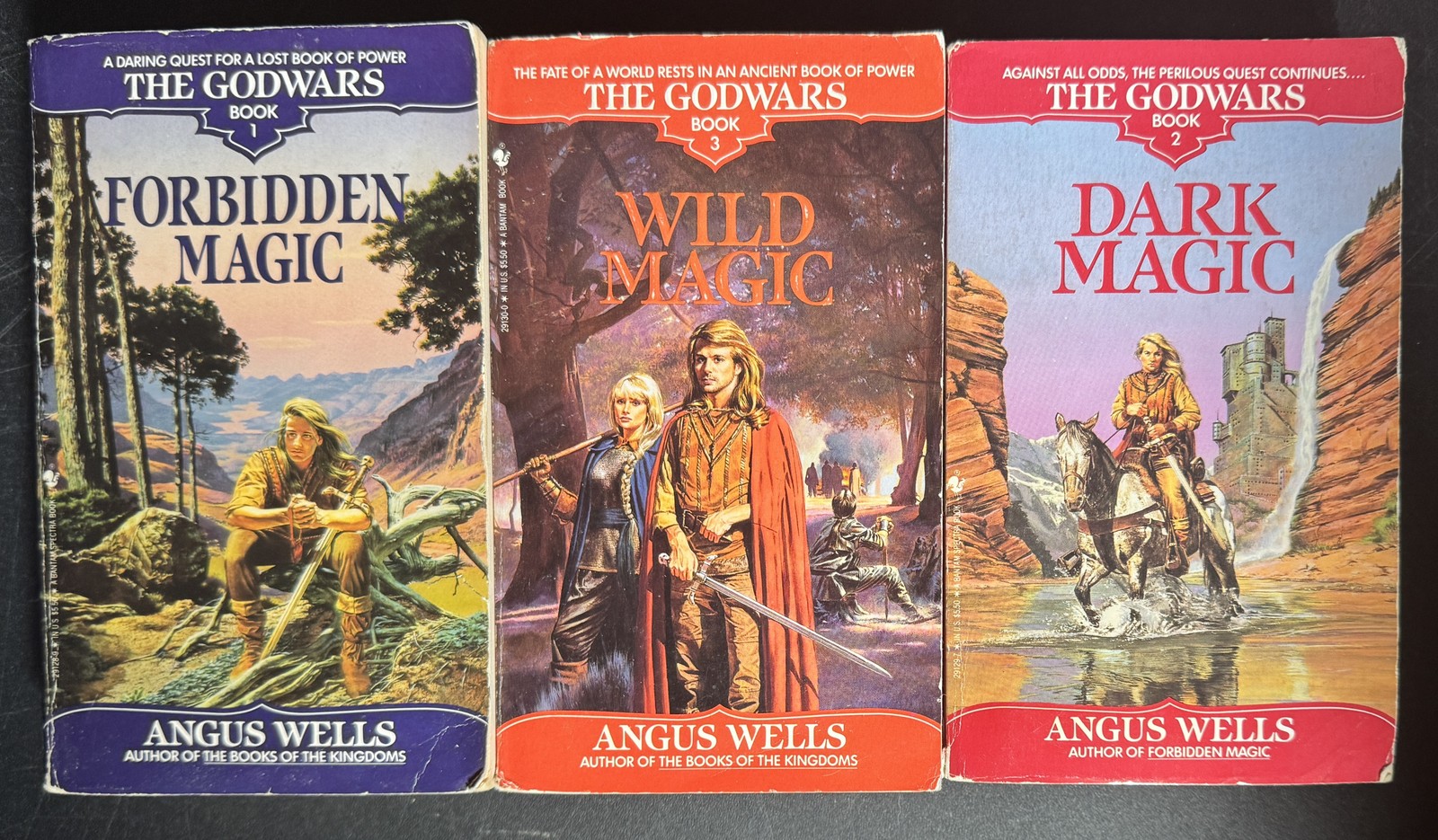Complete Series Set GODWARS 1-3 Angus Wells Lot 3