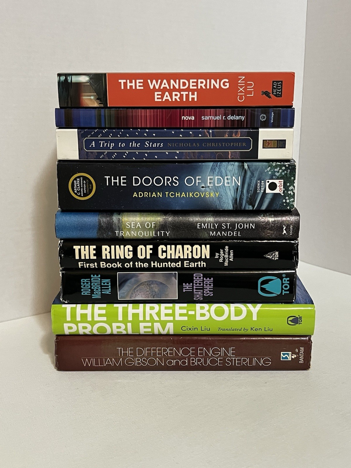 Science Fiction Lot Cixin Liu William Gibson Samuel R Delany Adrian Tchaikovsky