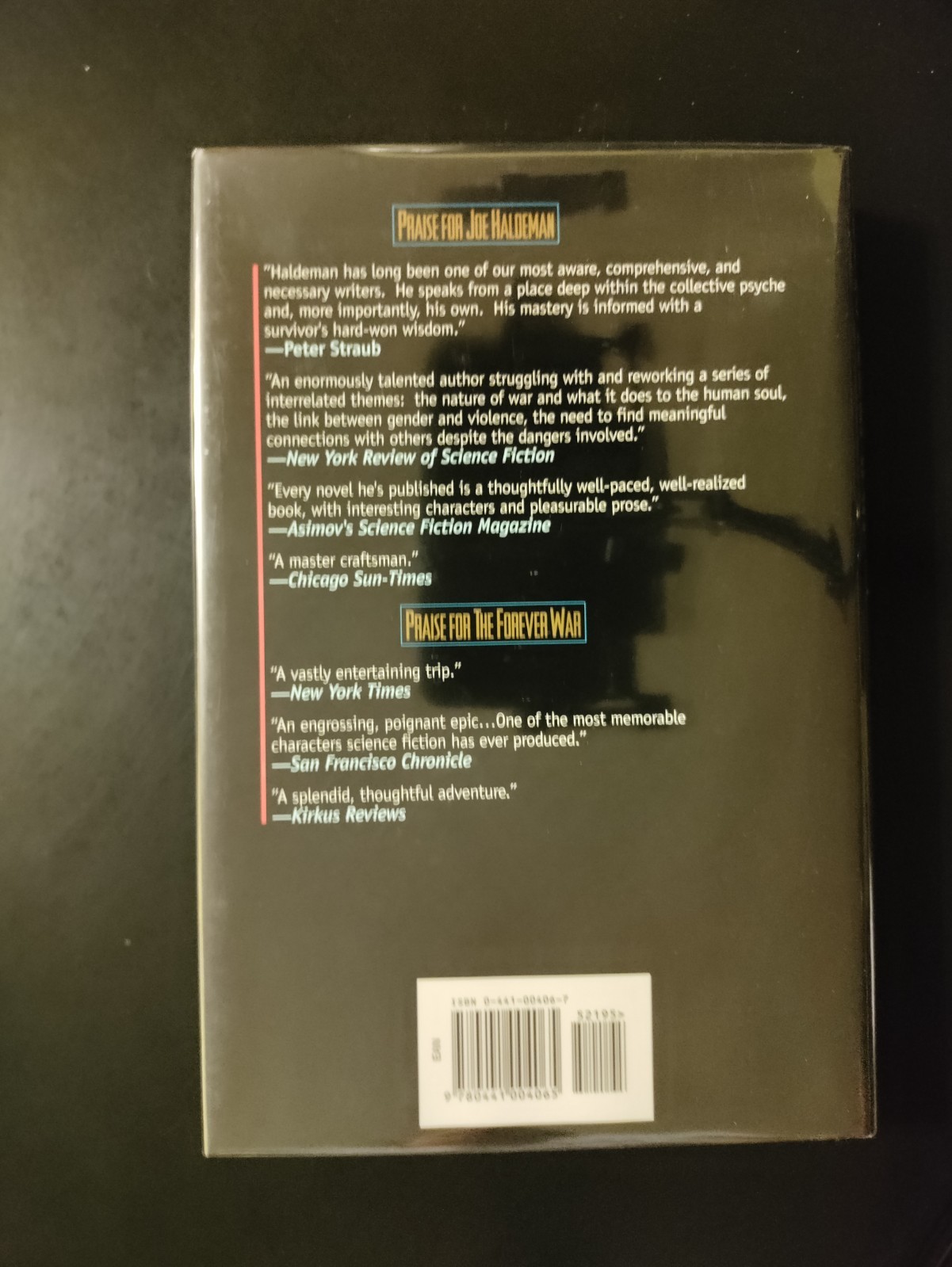 Forever Peace by Joe Haldeman 1997 HCDJ First Edition/1st Printing SIGNED