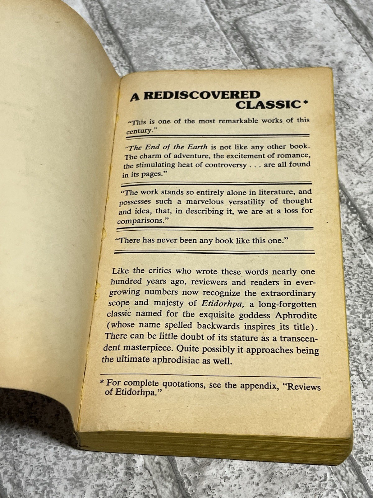 John U. Lloyd: Etidorpha, or The End of Earth Pbk 1976- RARE