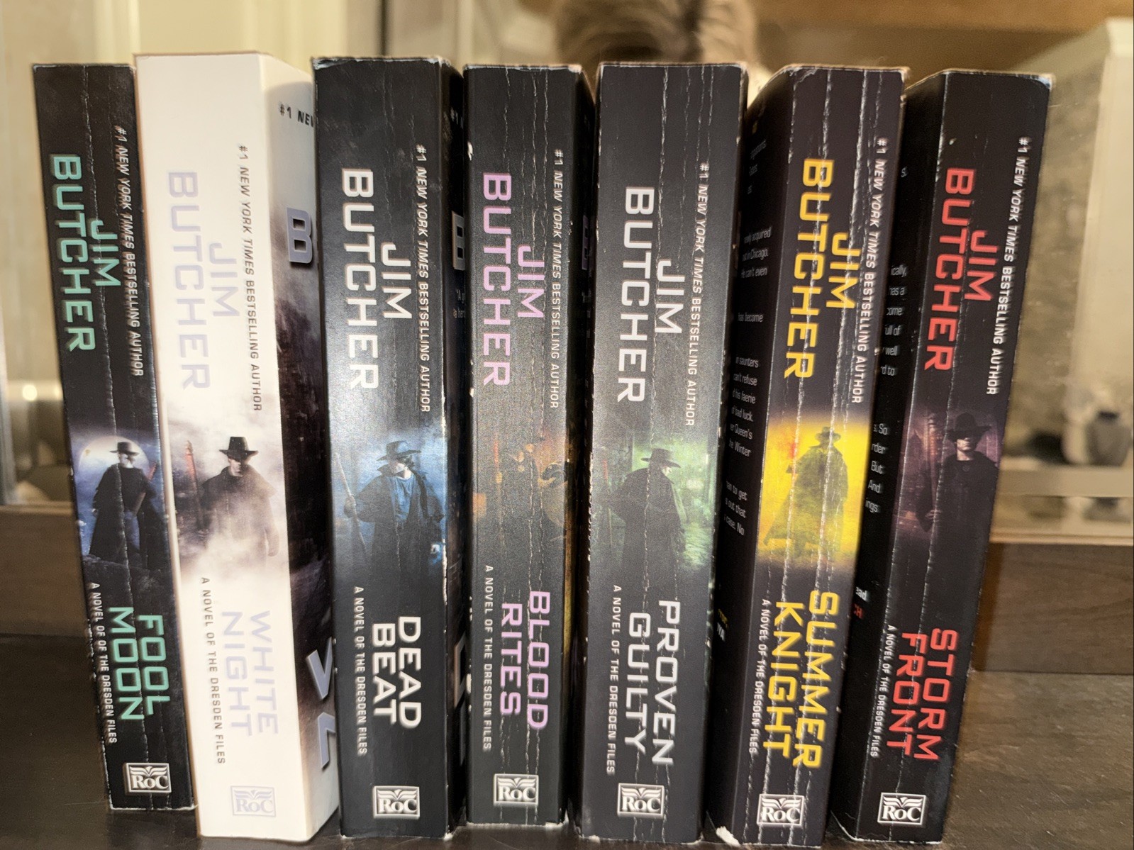 Jim Butcher Dresden Files Lot 7 Paperbacks