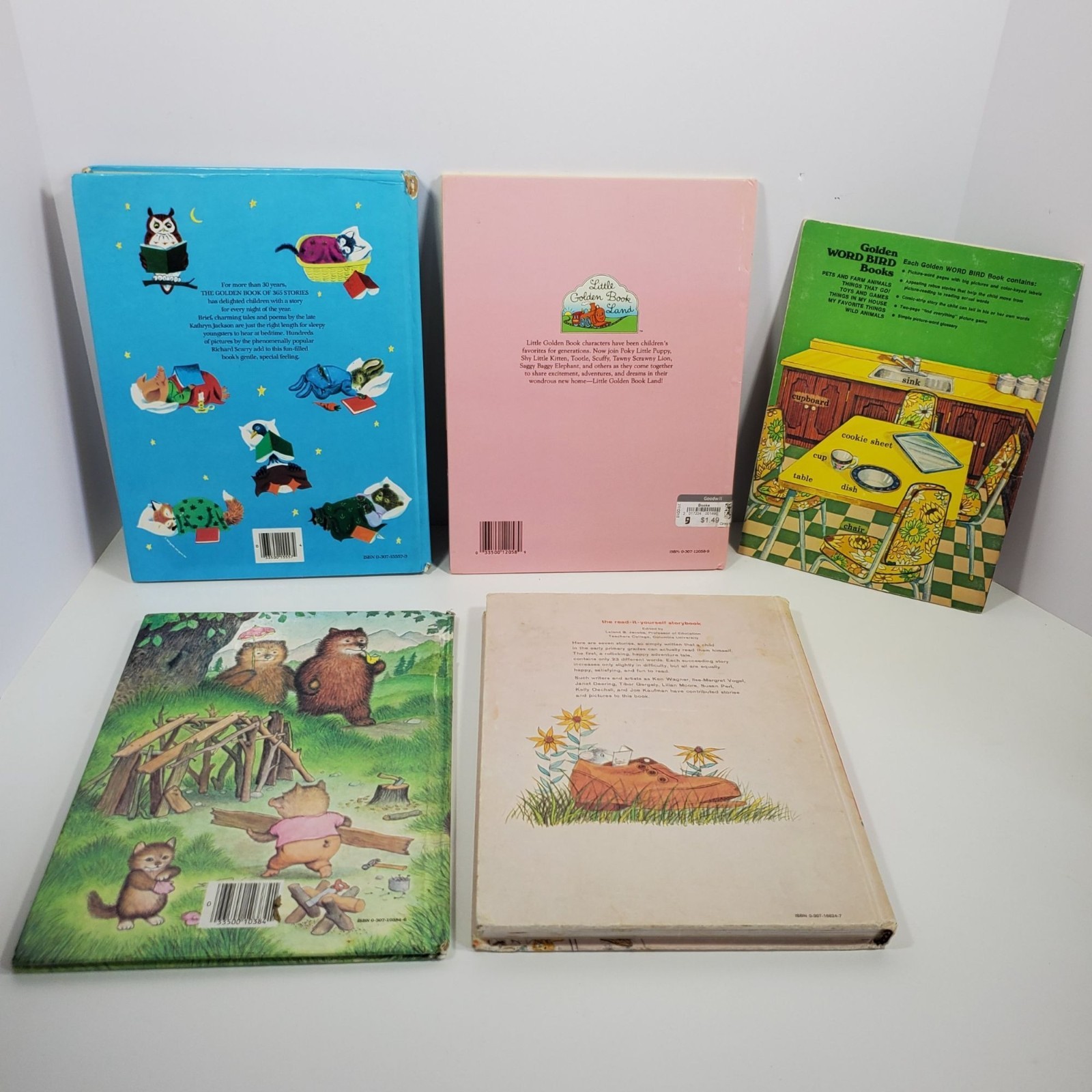 Golden Books Lot 60s 70s 80s 90s 365 Stories Christmas Songbook Bedtime Vintage