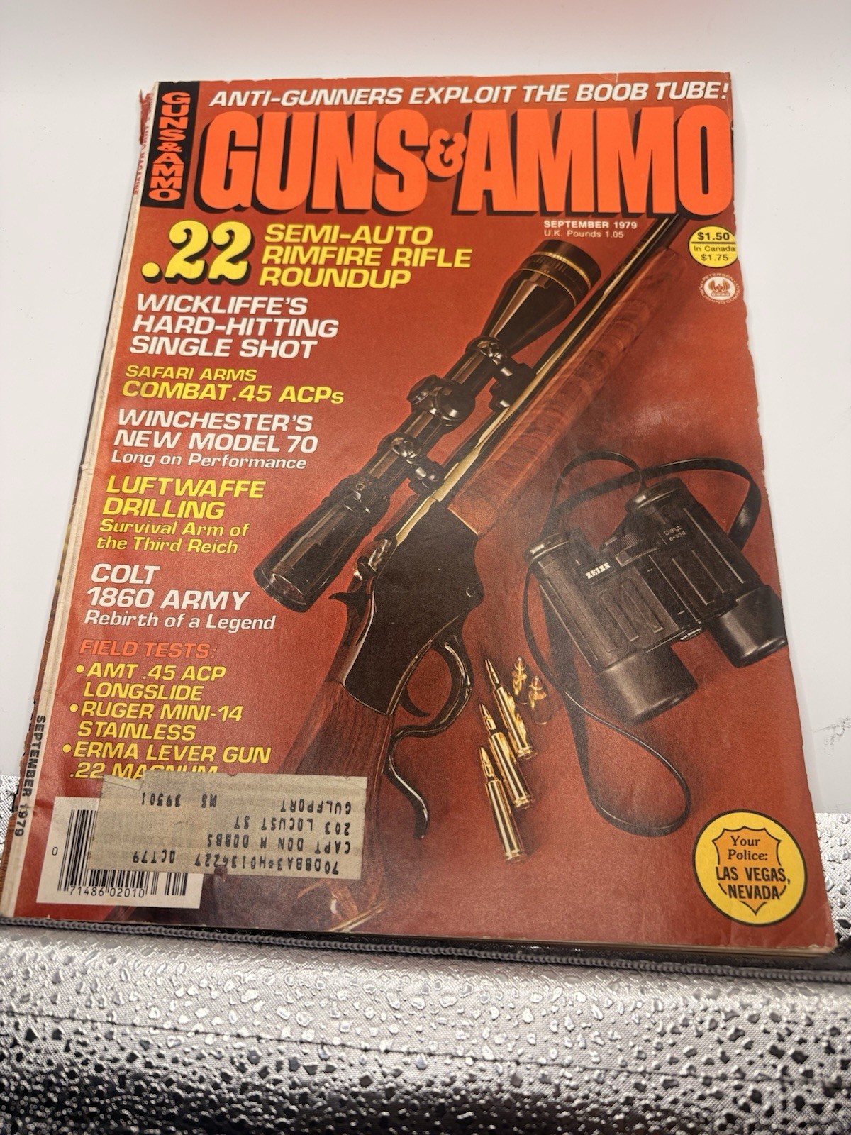 Guns & Ammo Magazine September 1979 Vintage Firearms Hunting Collecting