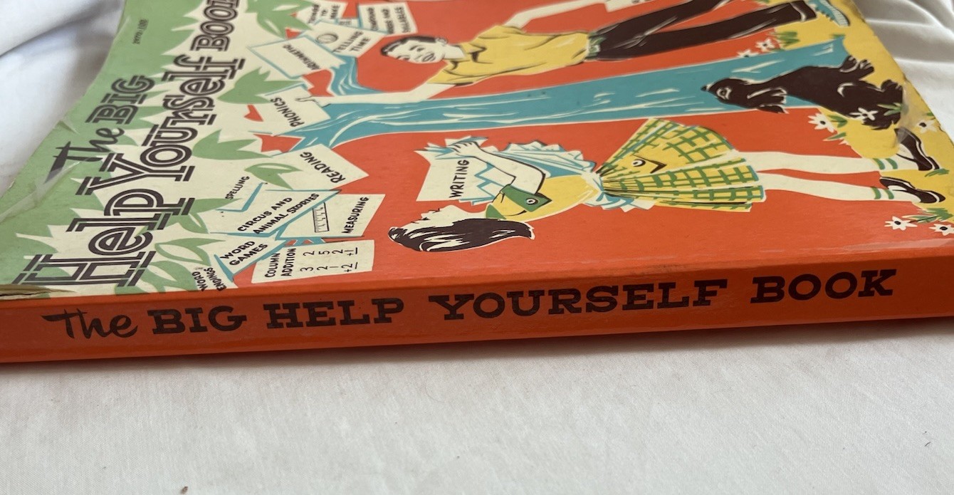 1957 The Big Help Yourself Book Workbook by Whitman Publishing Unused