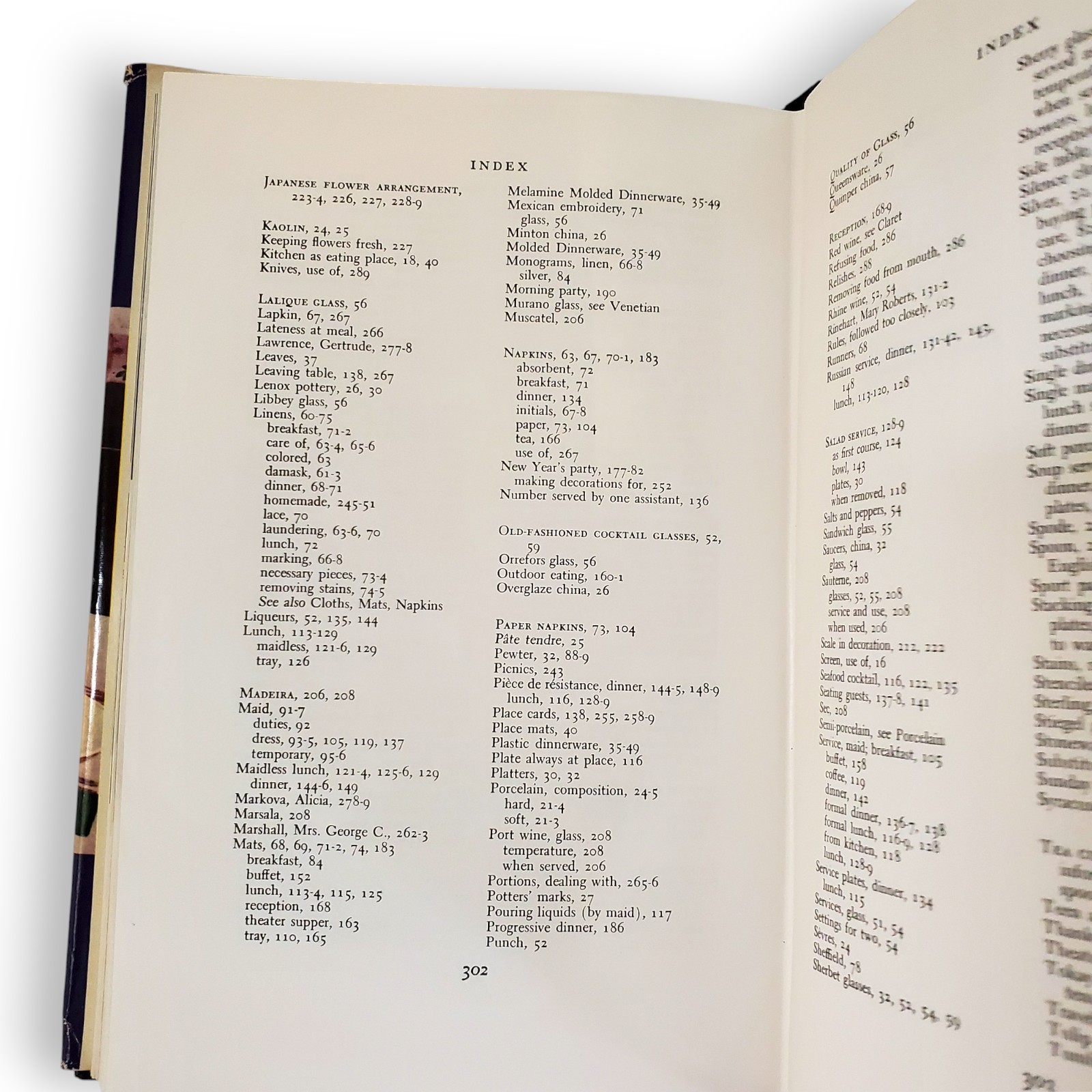 The Complete Book of Table Setting Flower Arranging 1957 MCM Etiquette Hostess