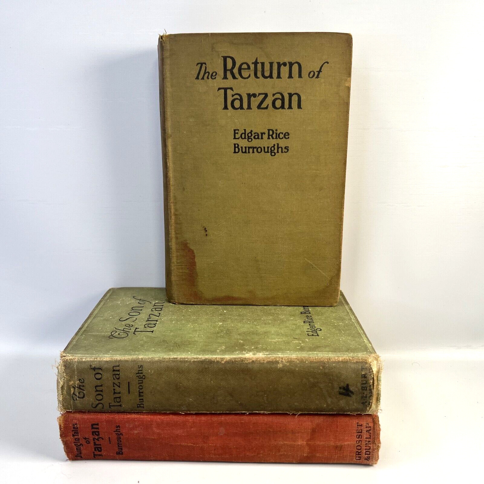 SON OF TARZAN, RETURN OF TARZAN & JUNGLE TALES OF TARZAN by Edgar Rice Burroughs