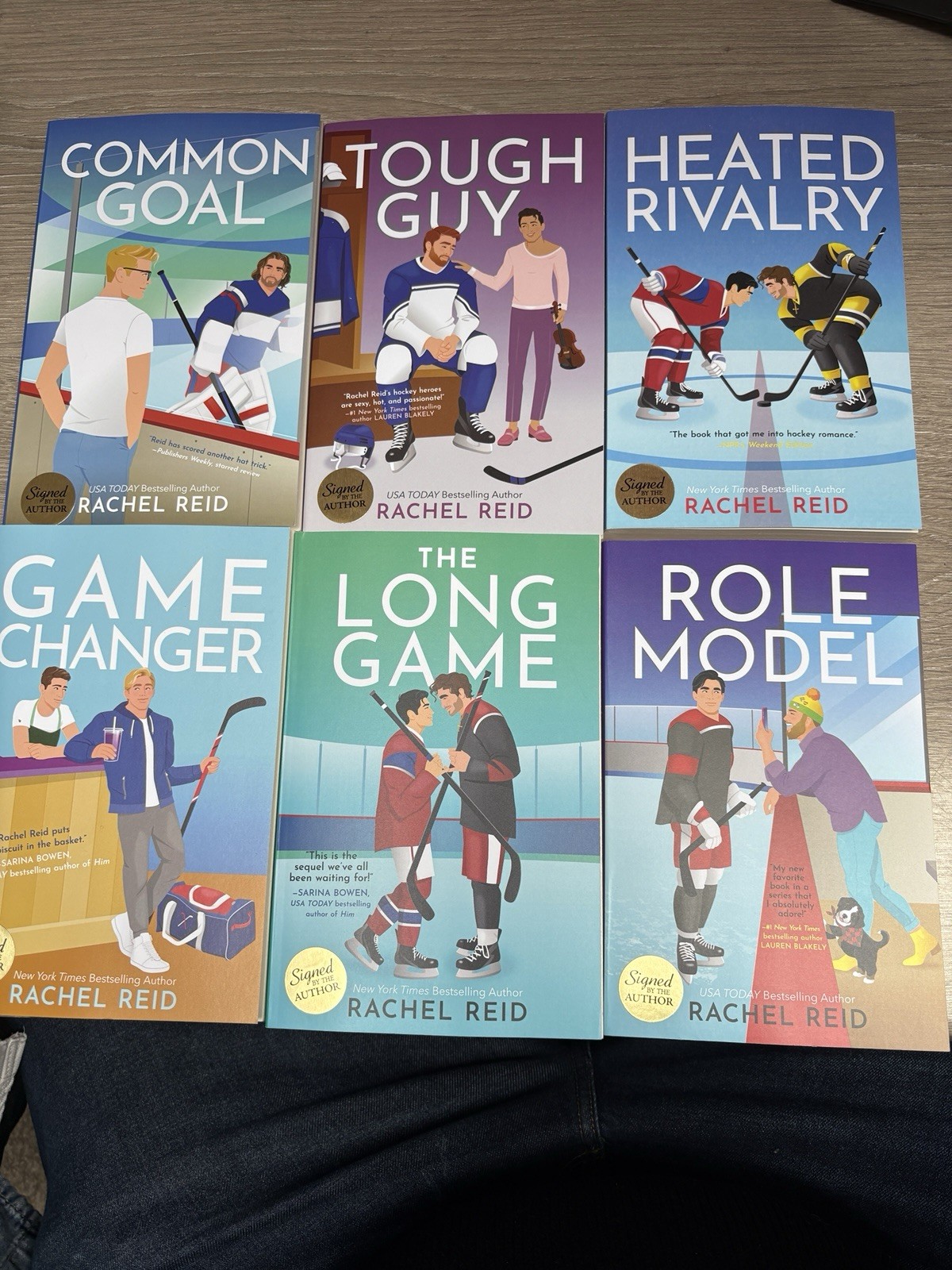 Hudson Williams Connor Storrie Game Changers Book Series Signed By Rachel Reid