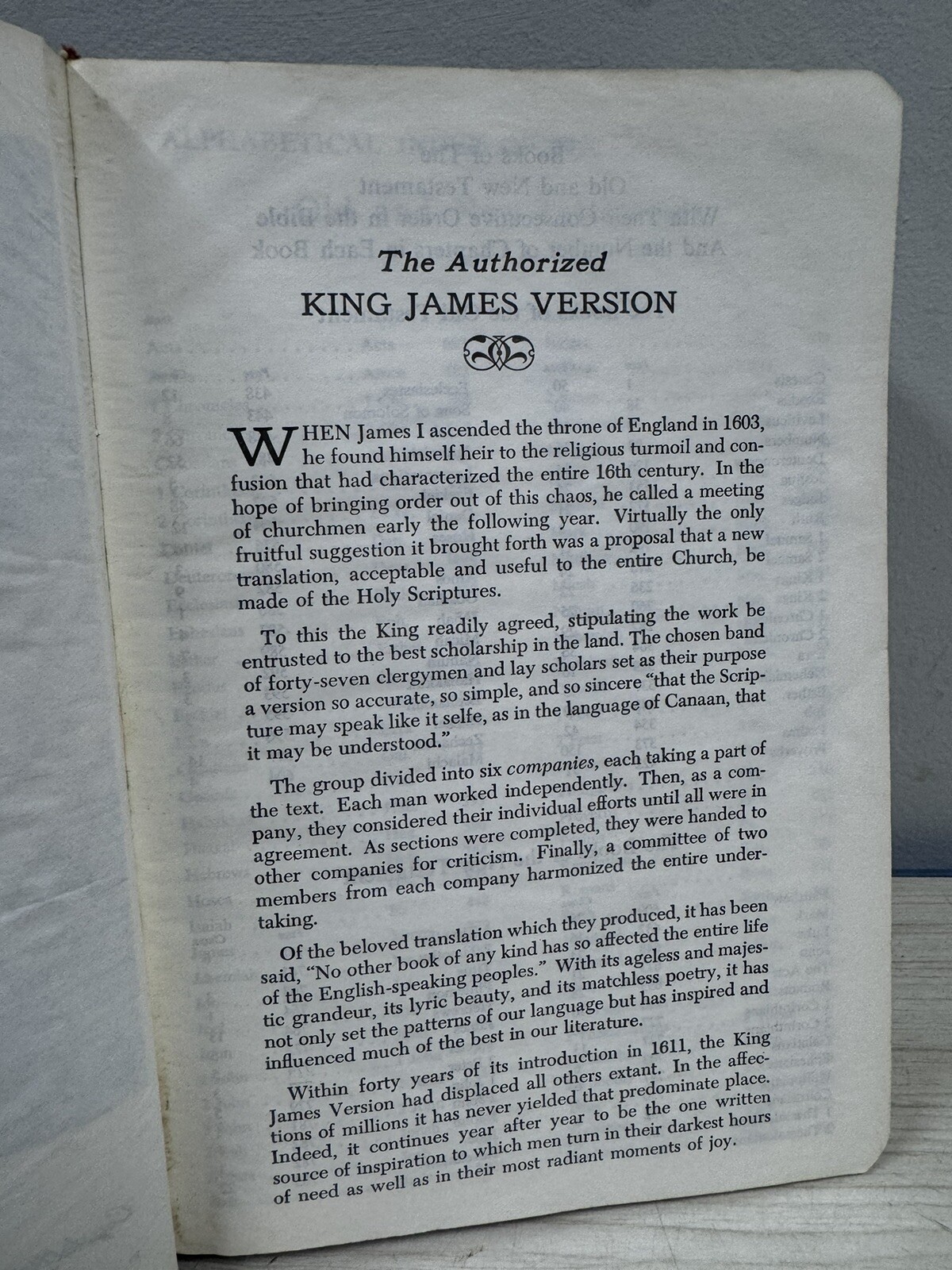 Holy Bible Red Letter Concordance Edition 1970 National Bible Press