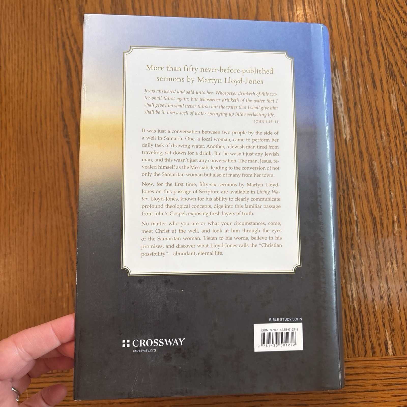 Living Water, Studies In John 4 By Martyn Lloyd-Jones HBDJ