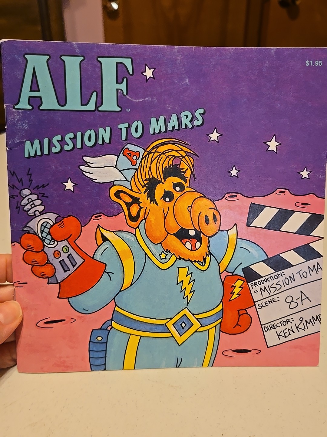 Vintage ALF Mission to Mars Robert Loren Fleming 1987 Checkerboard Press Book