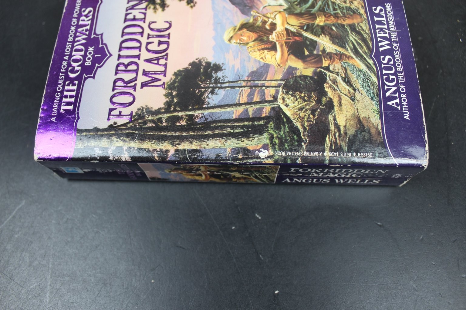 Forbidden Magic Angus Wells 1992 The Godwars Book 1 Epic Fantasy Bantam Spectra
