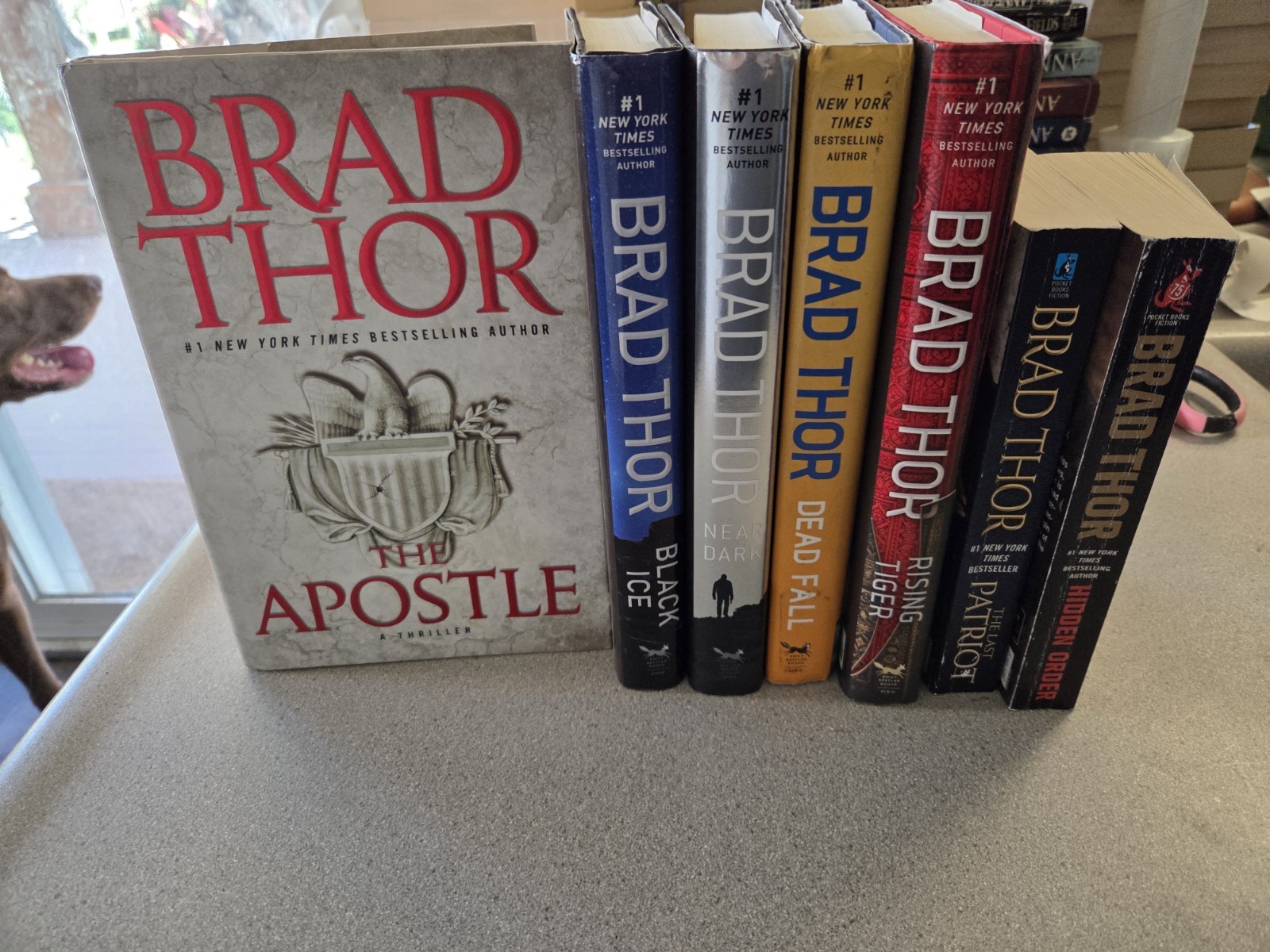 Brad Thor Lot Of 7 Books HC & PB. 5 Are 1st Editions. Thrillers