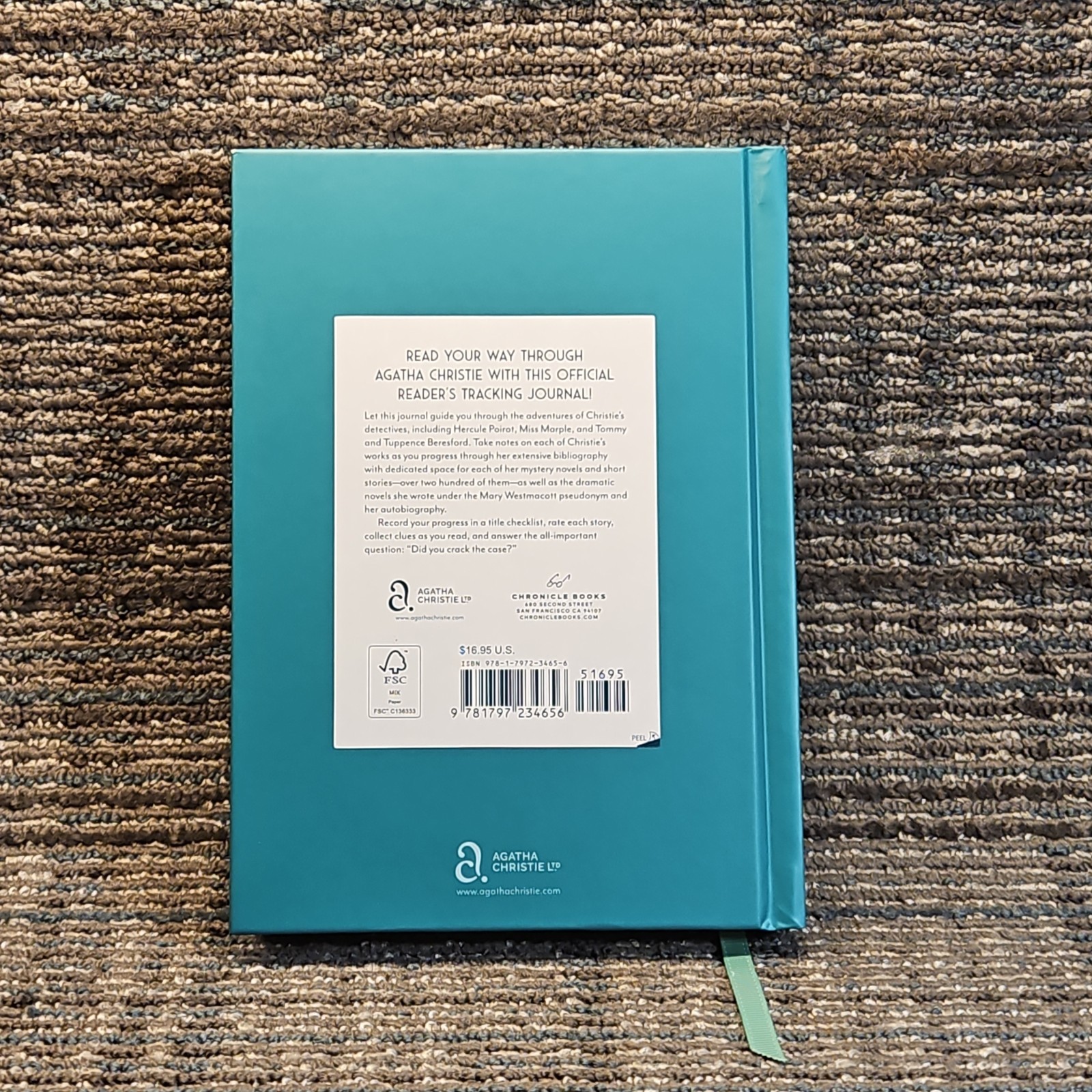 Agatha Christie Reading Tracker : Read, Solve, Record by Chronicle Books (2025)