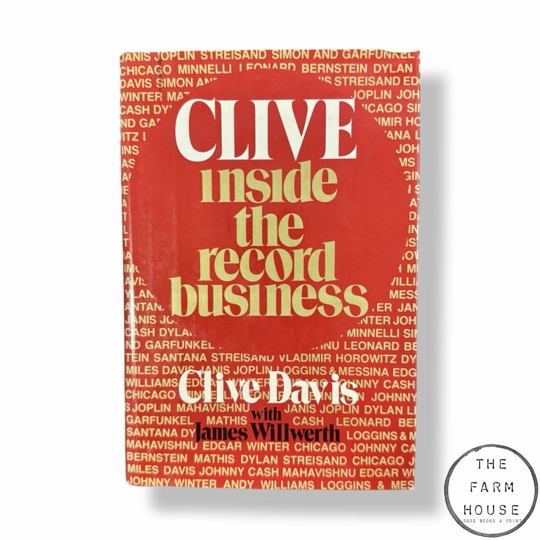 Clive: Inside the Record Business By Clive Davis – FIRST EDITION -1st PRINT 1974