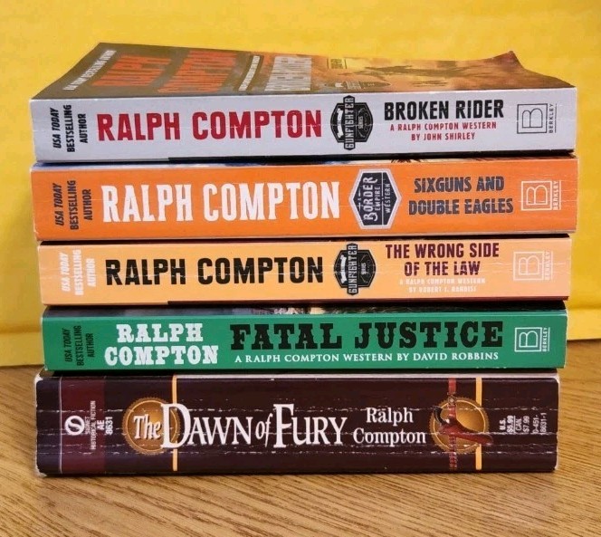 Ralph Compton Lot Of 5 Western Paperback Books
