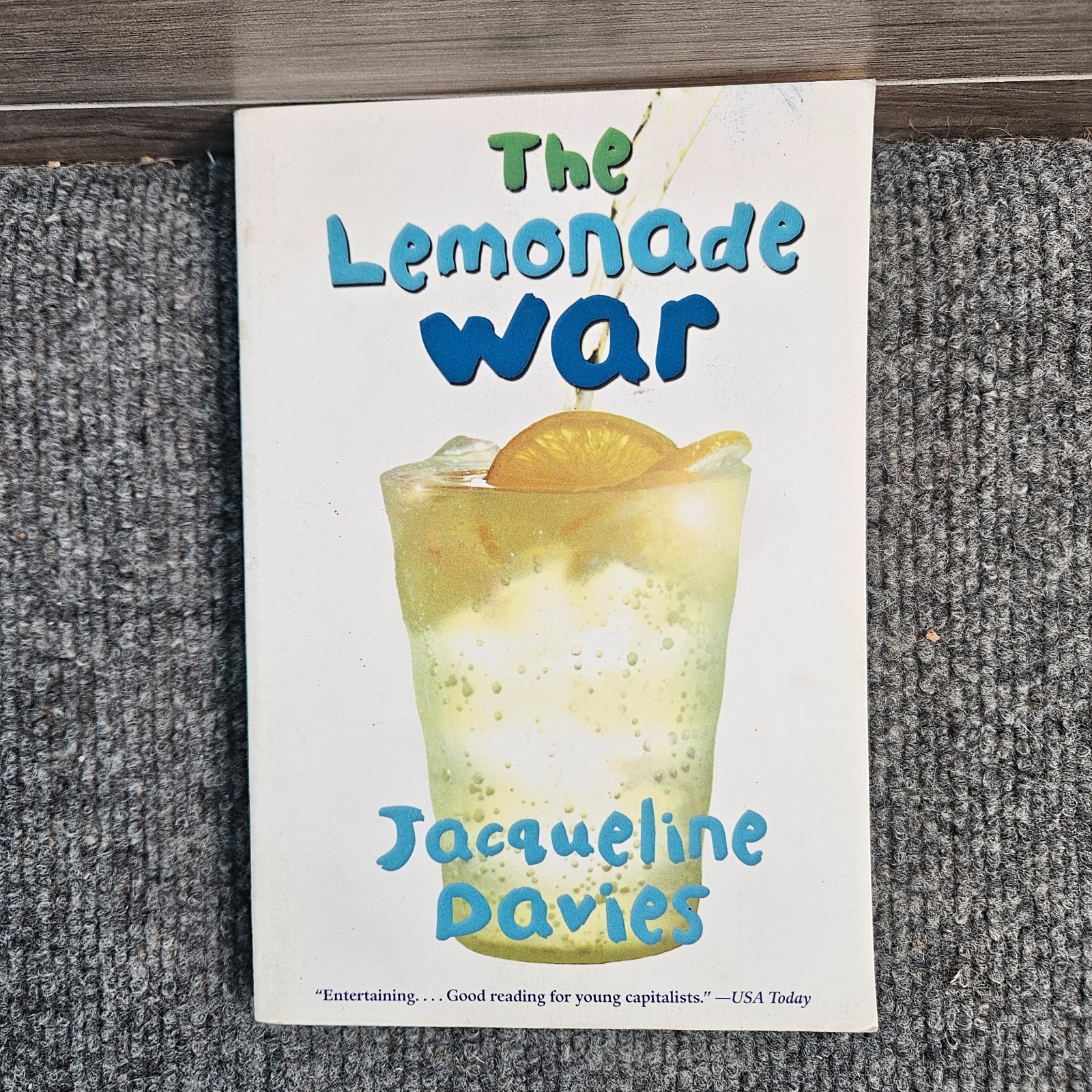 The Lemonade War by Jacqueline Davies Paperback Children’s Chapter Book