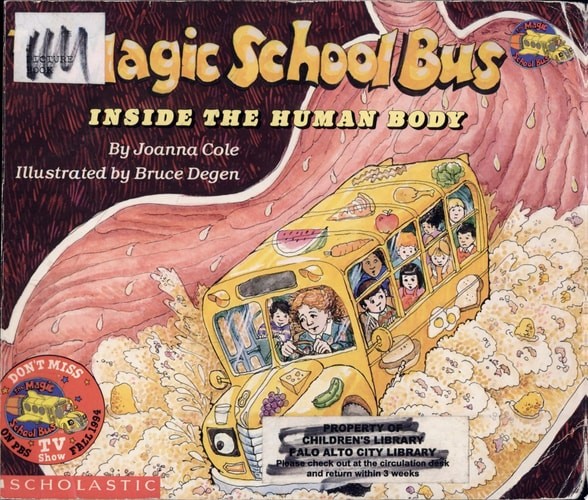 The Magic School Bus Inside the Human Body by Joanna Cole, Acceptable Book
