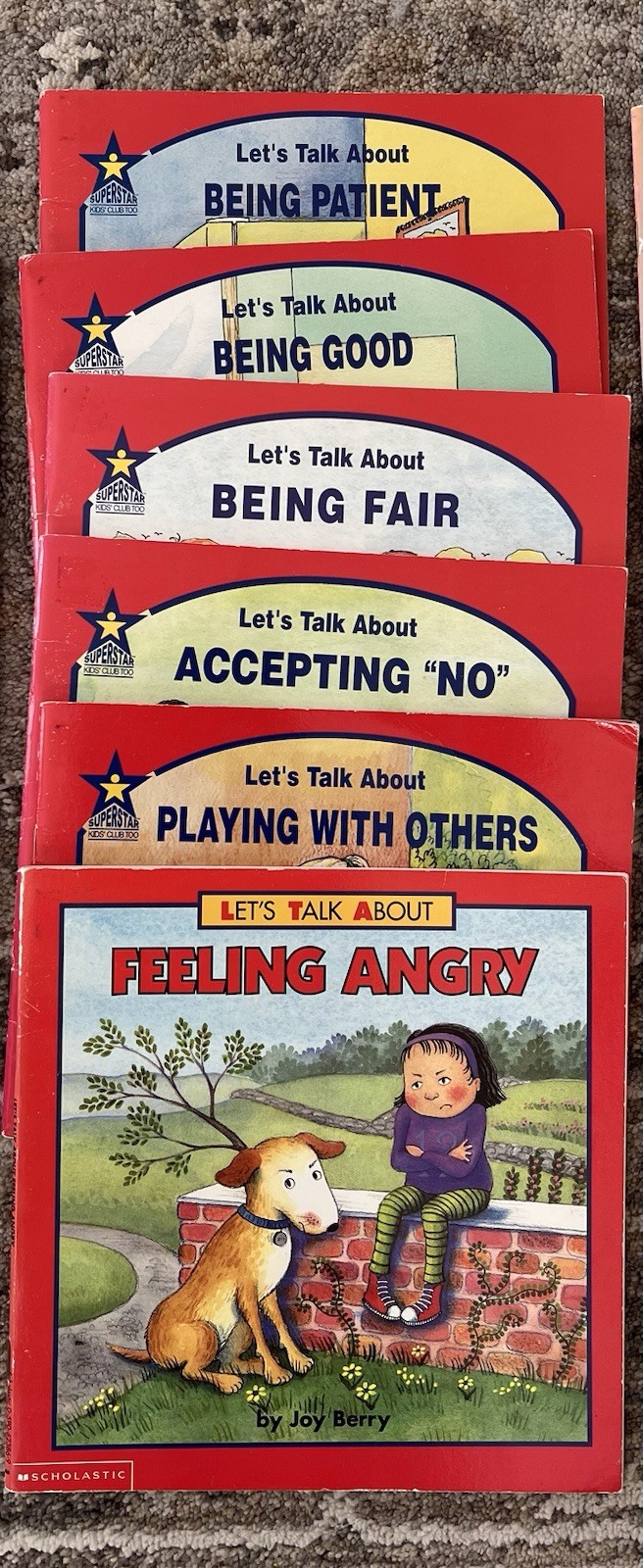 Let’s Talk About Feelings Books Lot Of 18 Joy Berry Scholastic Great Condition