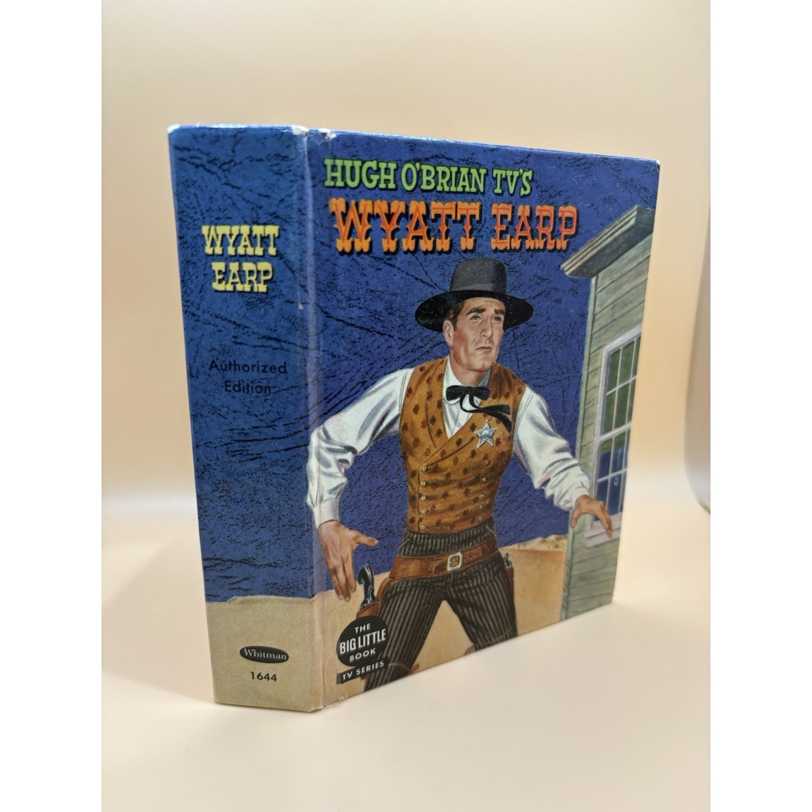 Hugh O’Brian TV’s Wyatt Earp Whitman Big Little Book 1644 1958 HC