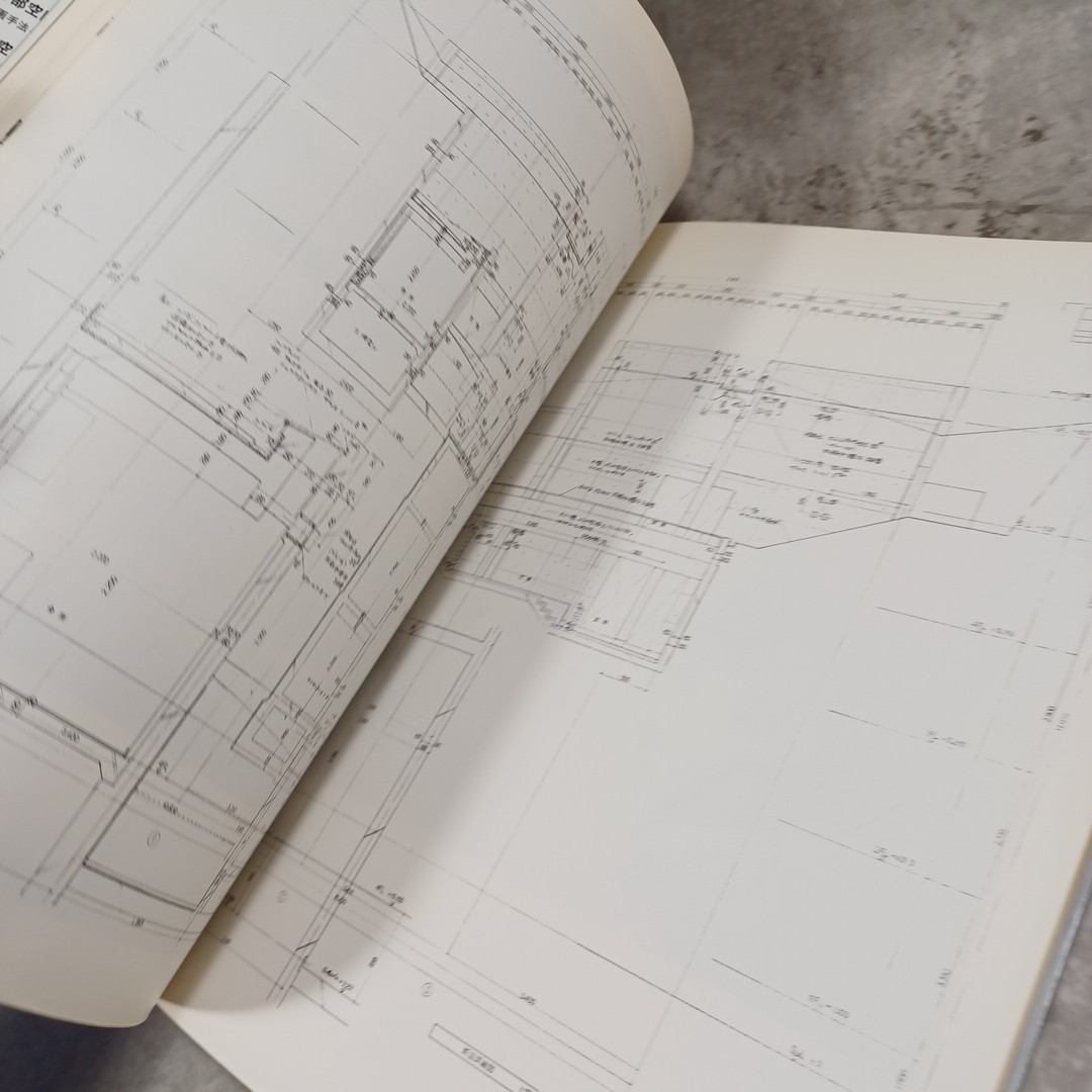 TADAO ANDO Detailed Drawings of Rokko Housing /Nagaya in Sumiyoshi