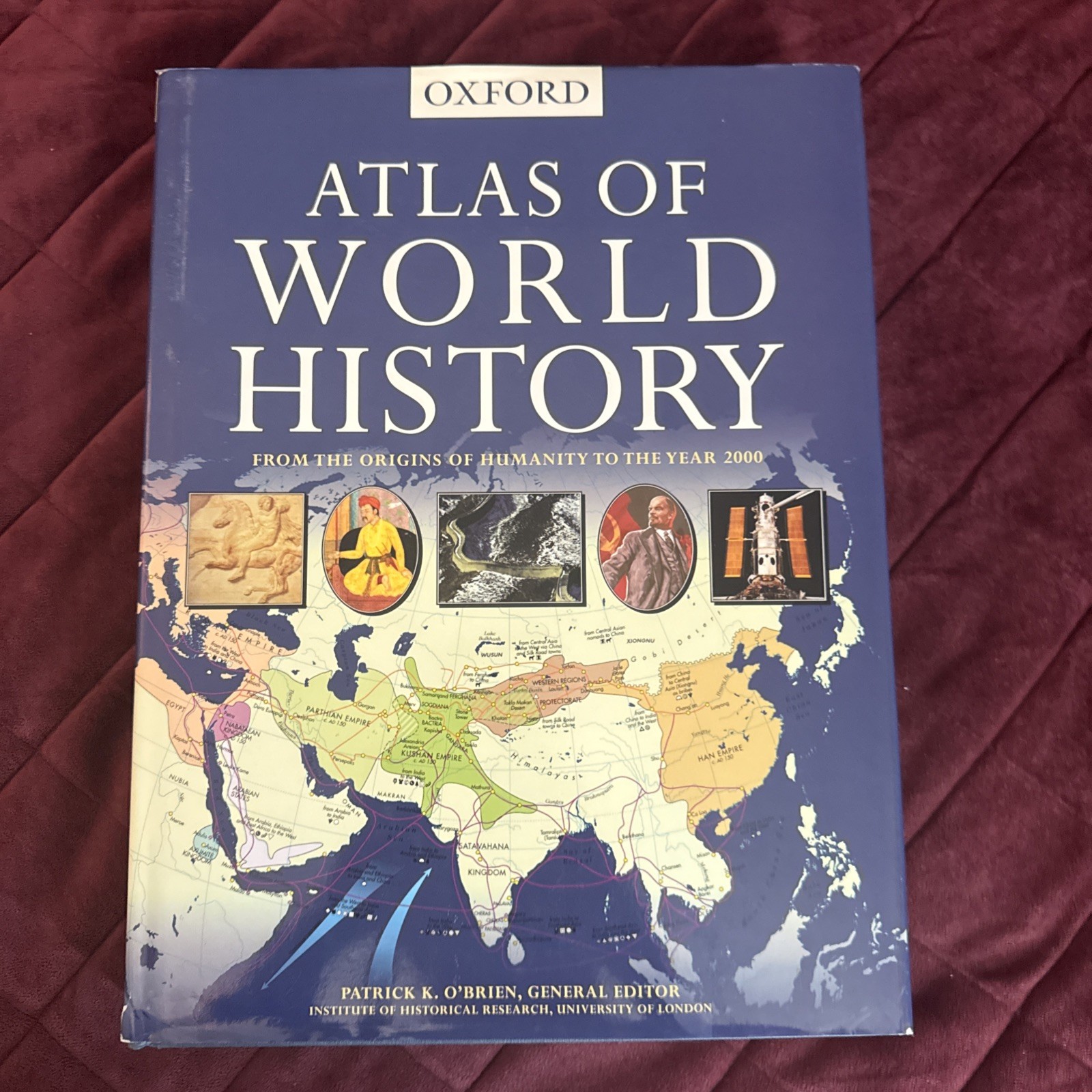 Atlas of World History by Patrick K. O’Brien (1999, Hardcover)