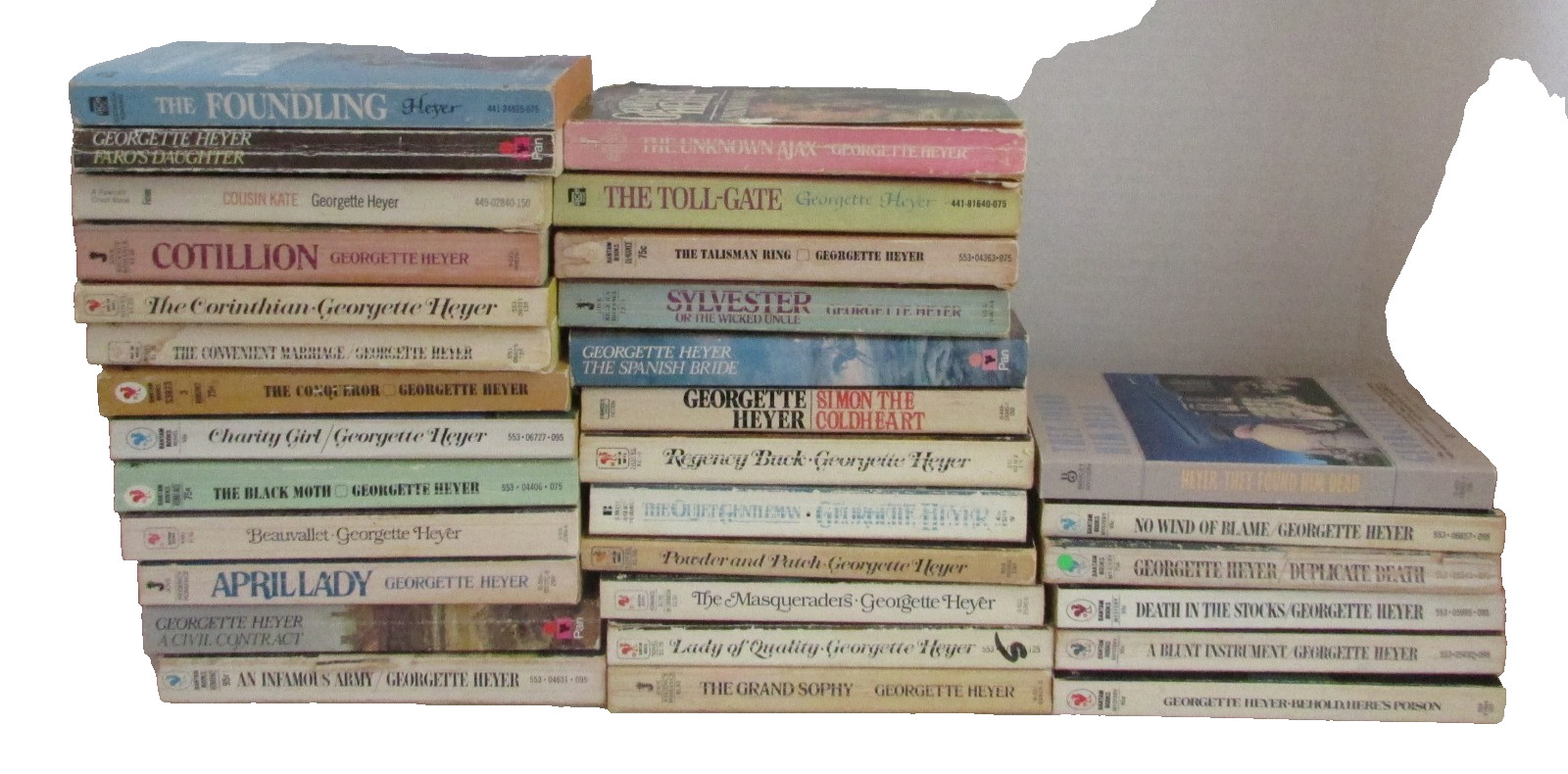 (31) Georgette Heyer Paperbacks [Clean, Historical, Mystery, Regency Romance]