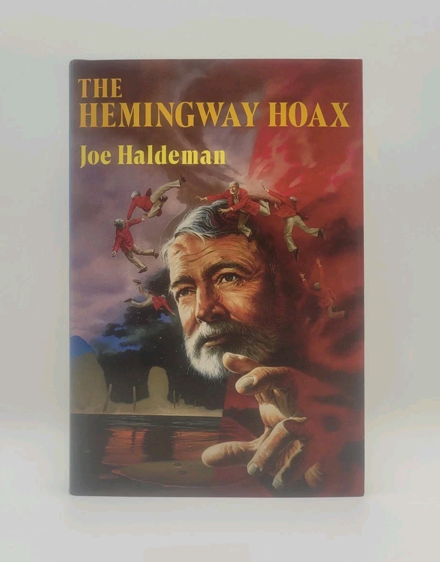 The Hemingway Hoax by Joe Haldeman 1st First Edition 1st Printing HCDJ FINE/NF