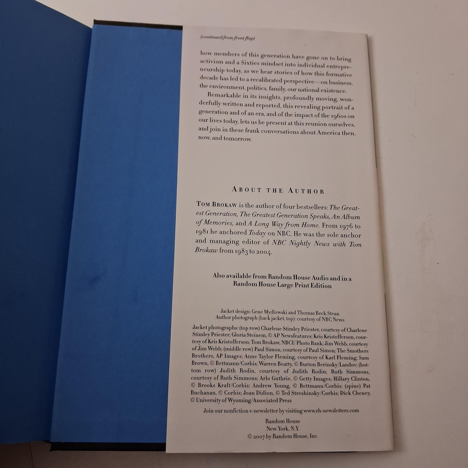 Boom Voices Of The Sixties Tom Brokaw Hardcover Book 2007 First Edition History