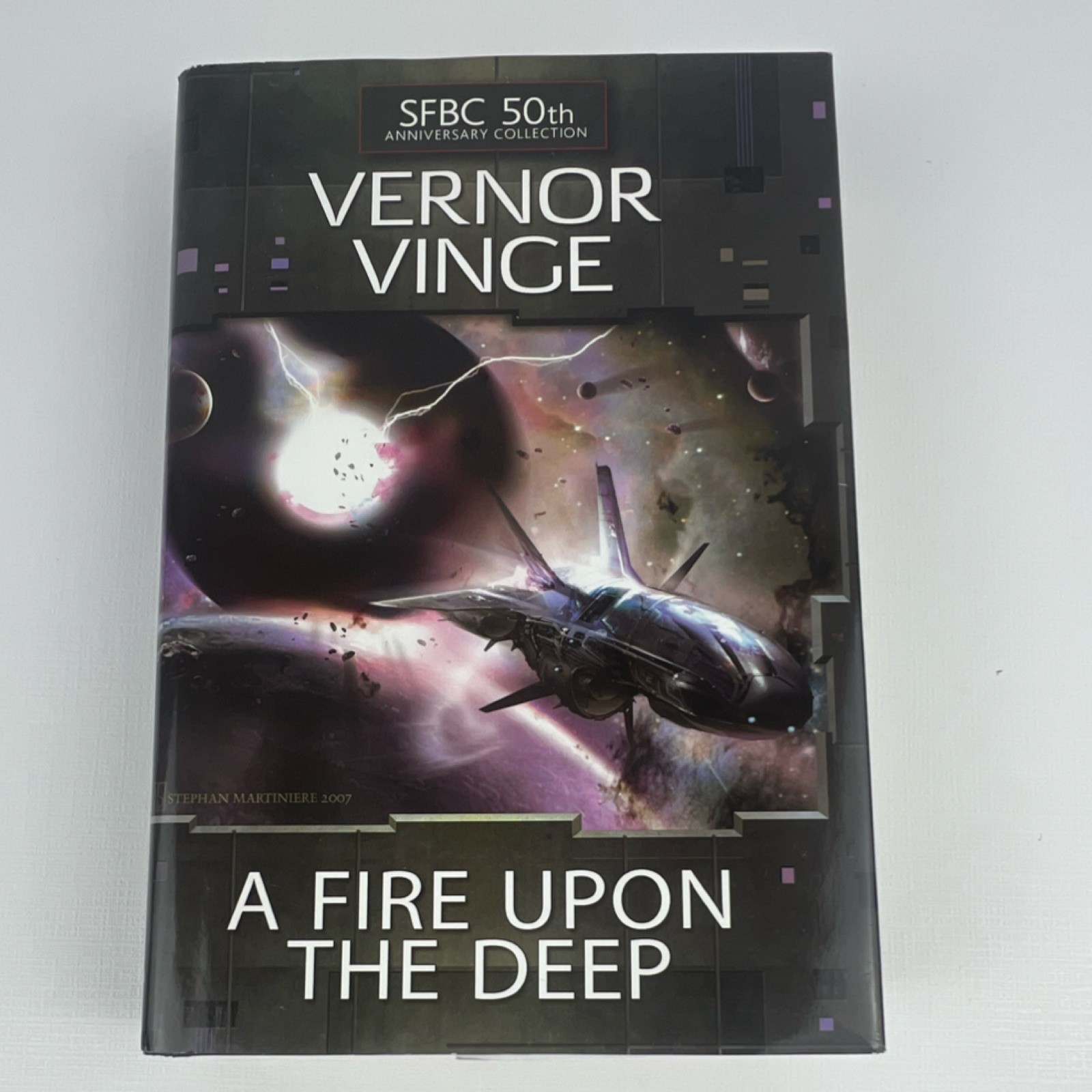 A Fire Upon the Deep Vernor Vinge SFBC 50th Anniversary Collection Hardcover DJ