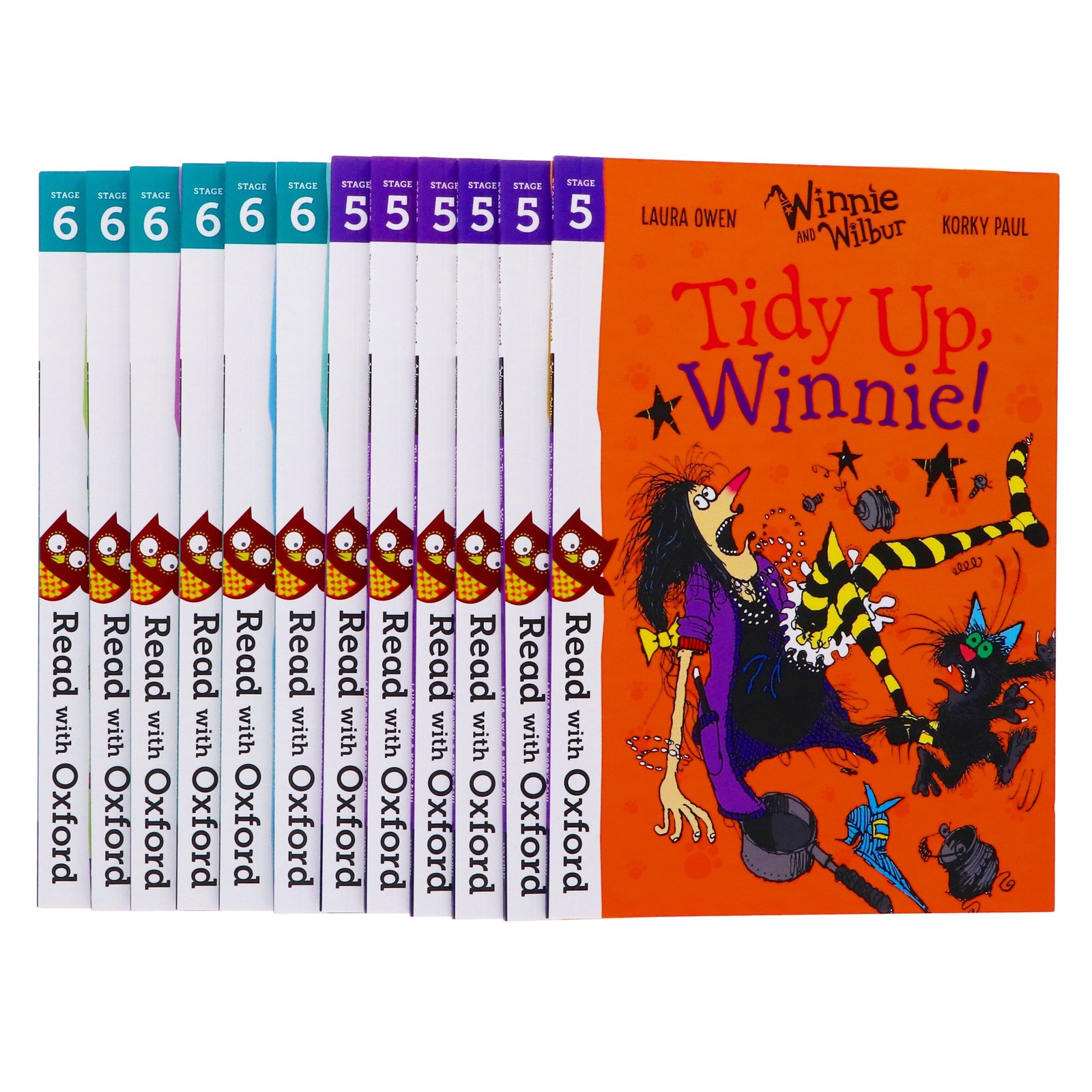 Read With Oxford: Winnie & Wilbur Stage 5 & 6: 12 Books By Laura Owen – Ages 5-6
