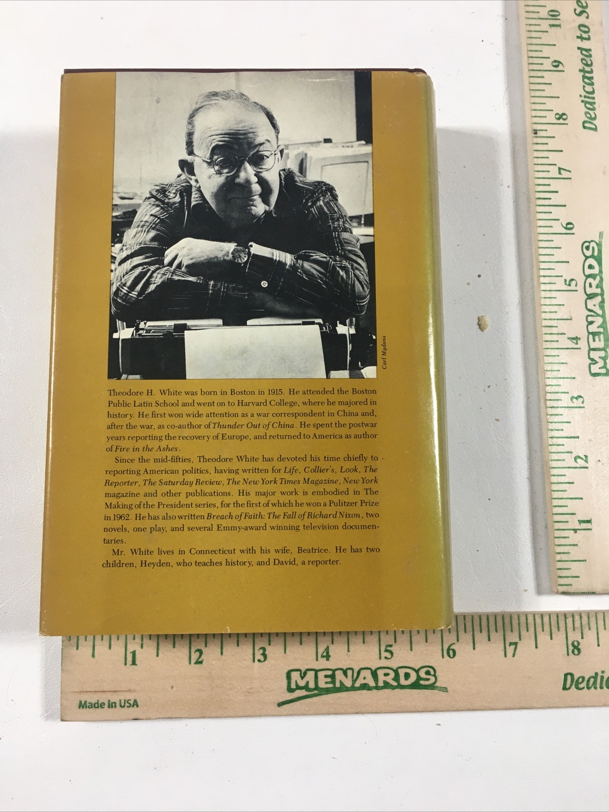 In Search Of History : A Personal Adventure – Theodore H. White (DJ, 1978)