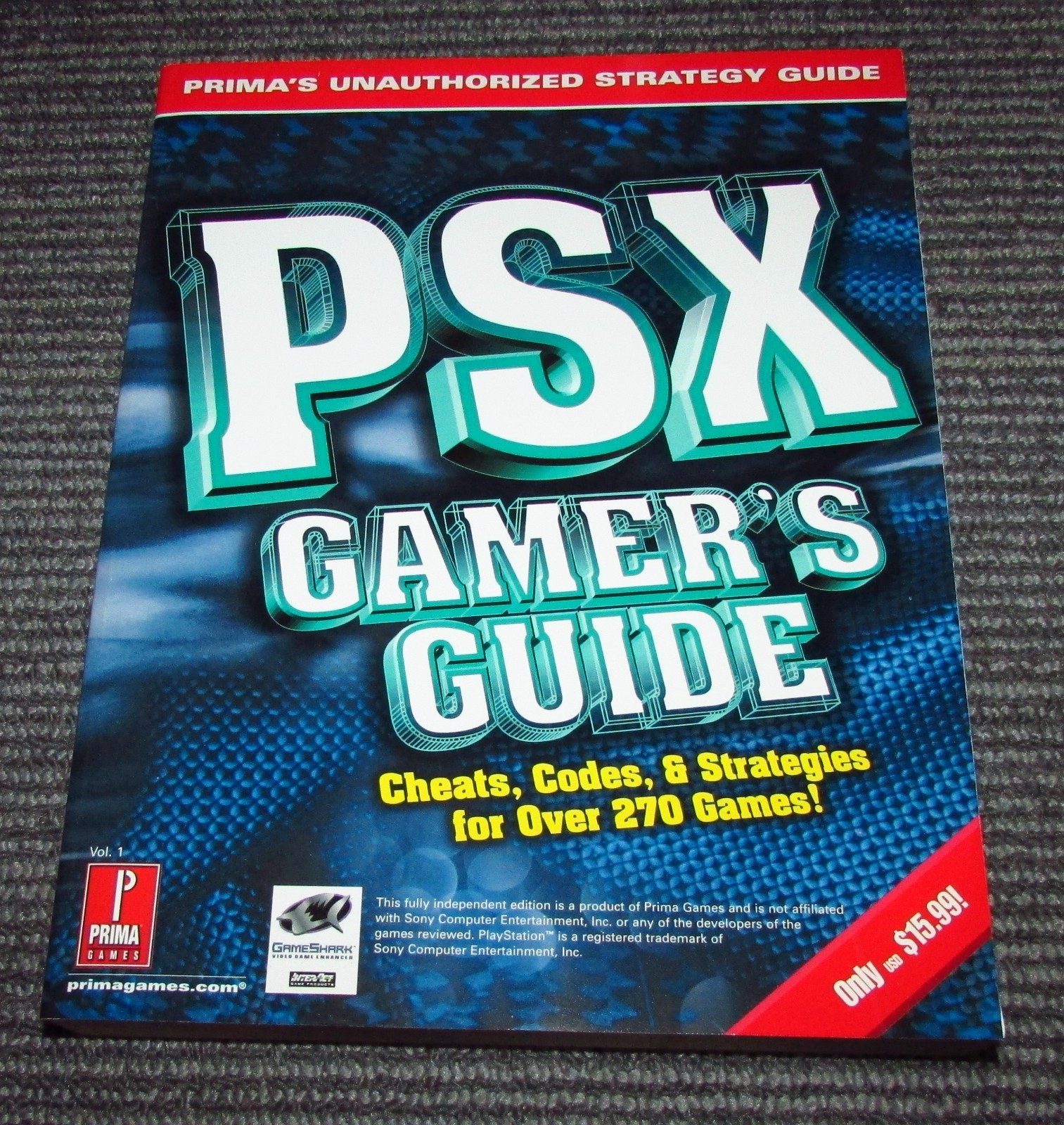 PSX Playstation Gamer’s Guide Cheats, Codes & Strategies for Over 270 Games