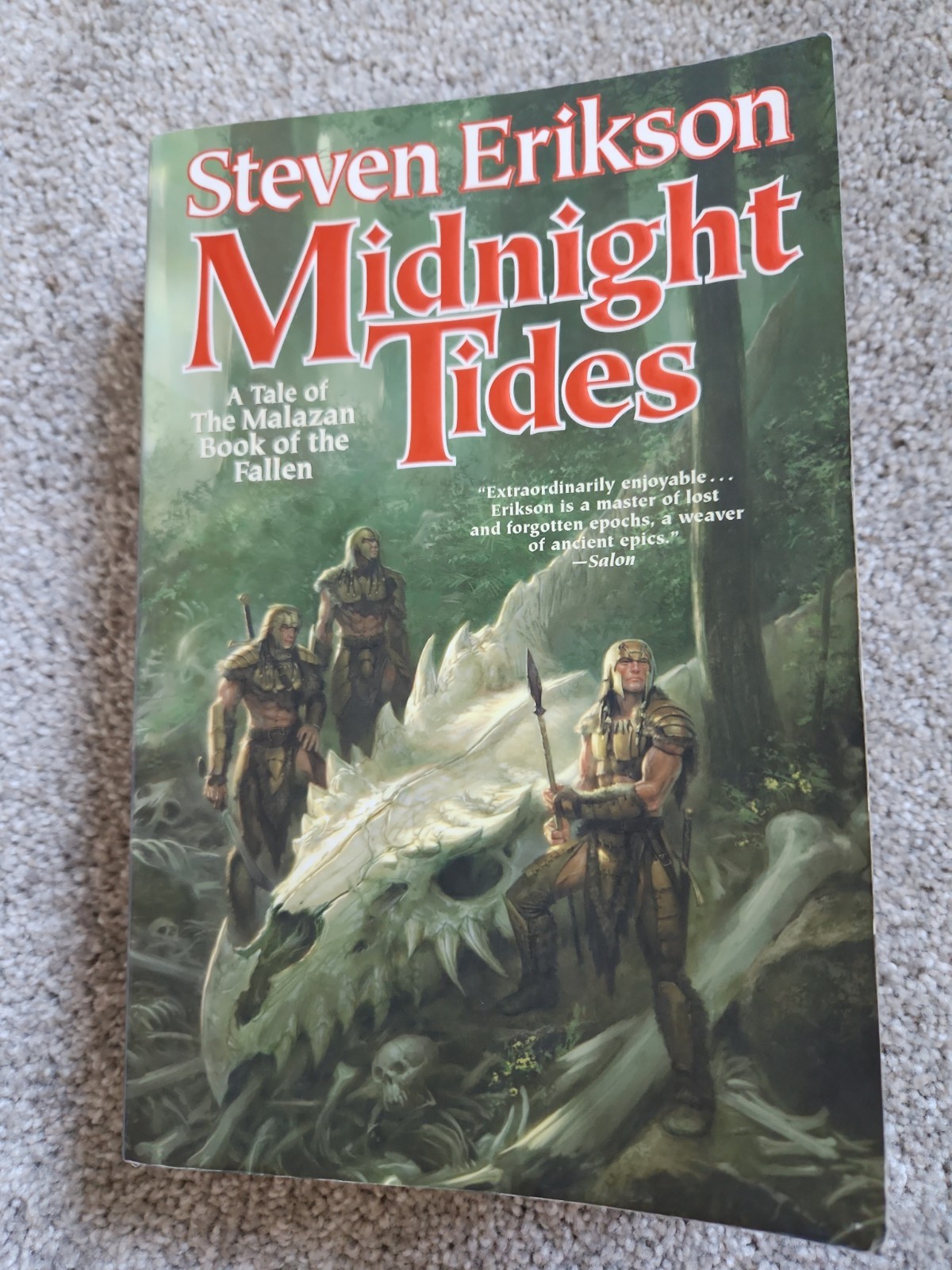 Midnight Tides by Steven Erikson 2007 TPB 1st Printing Tor Fantasy – Malazan