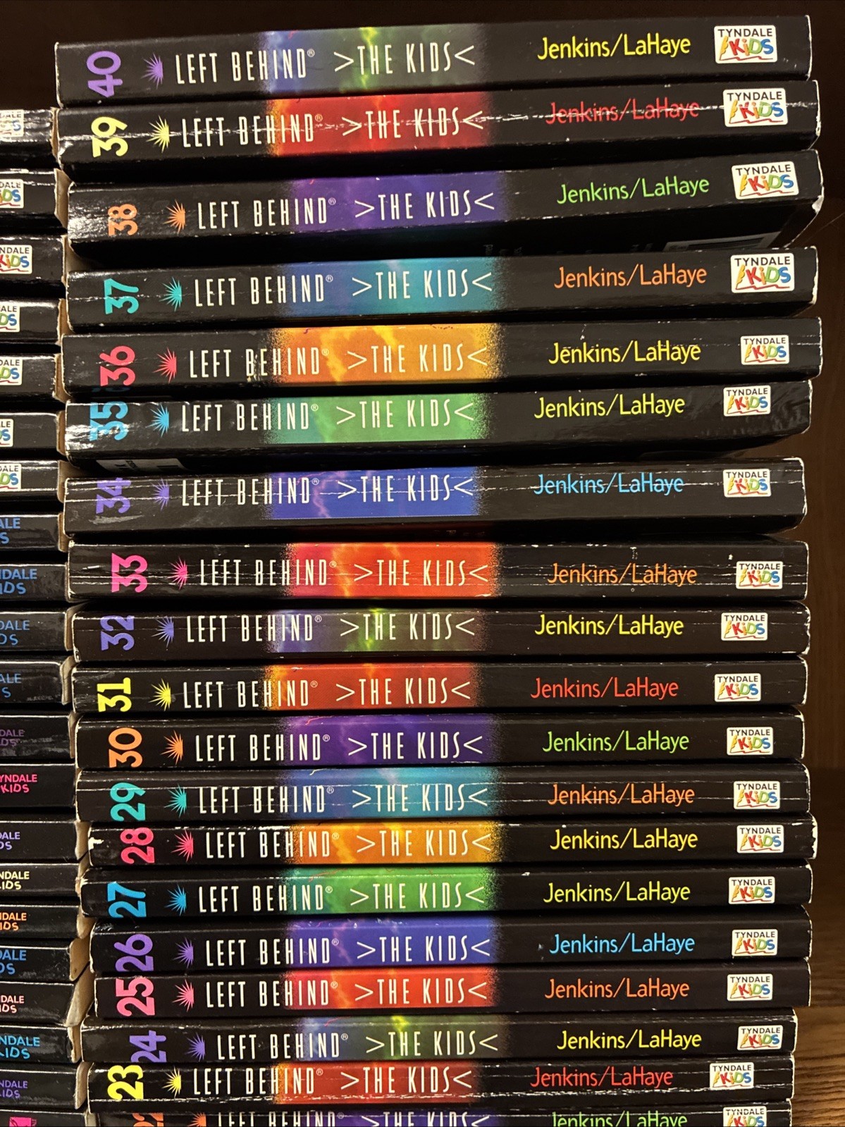 VTG Left Behind The Kids Series Vol 1-40 COMPLETE SET Jenkins LaHaye Paperback