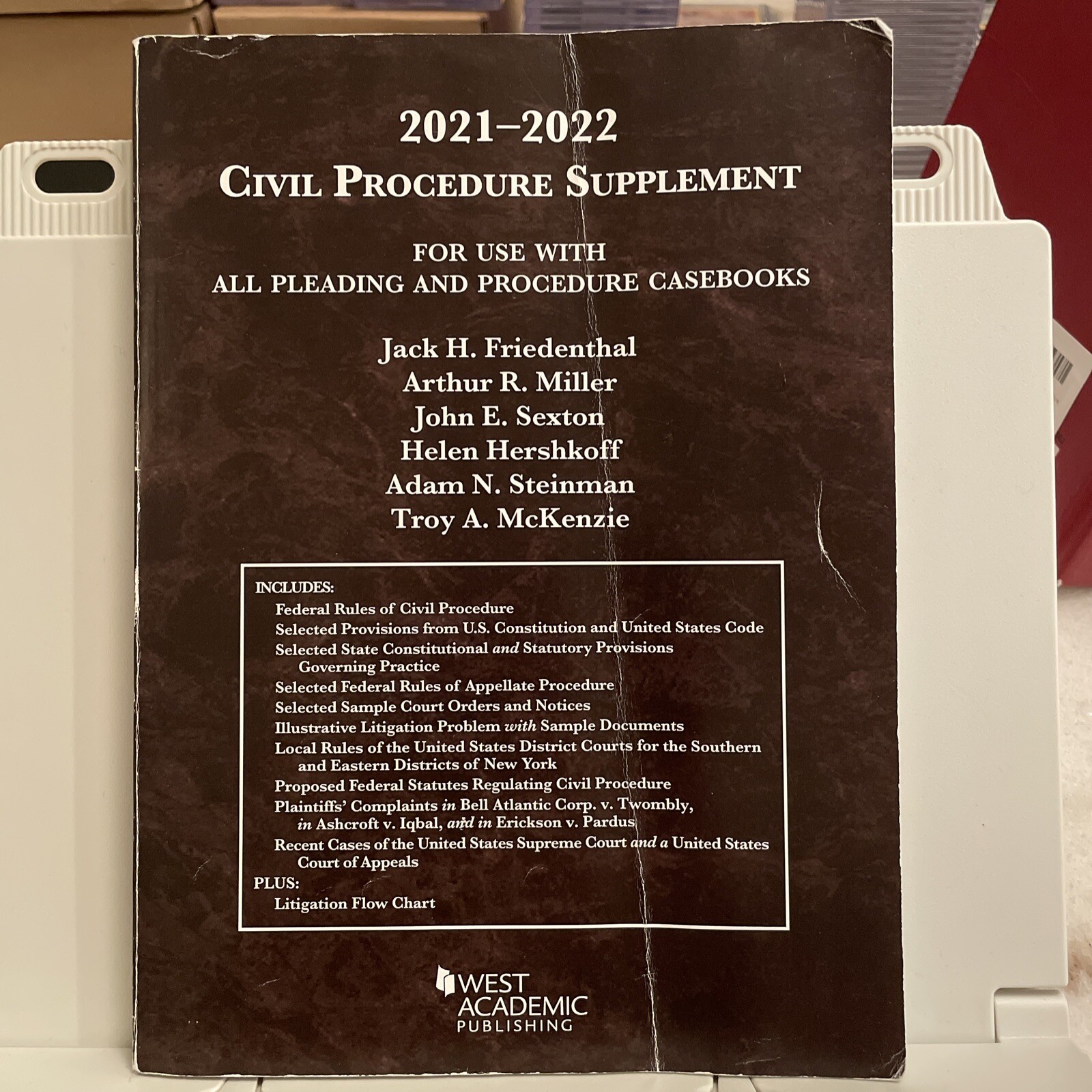 American Casebook Ser.: Civil Procedure Supplement – Like New