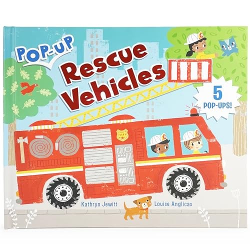 Rescue Vehicles – Pop-Up Vehicle Board Book – board book Cottage Door Press