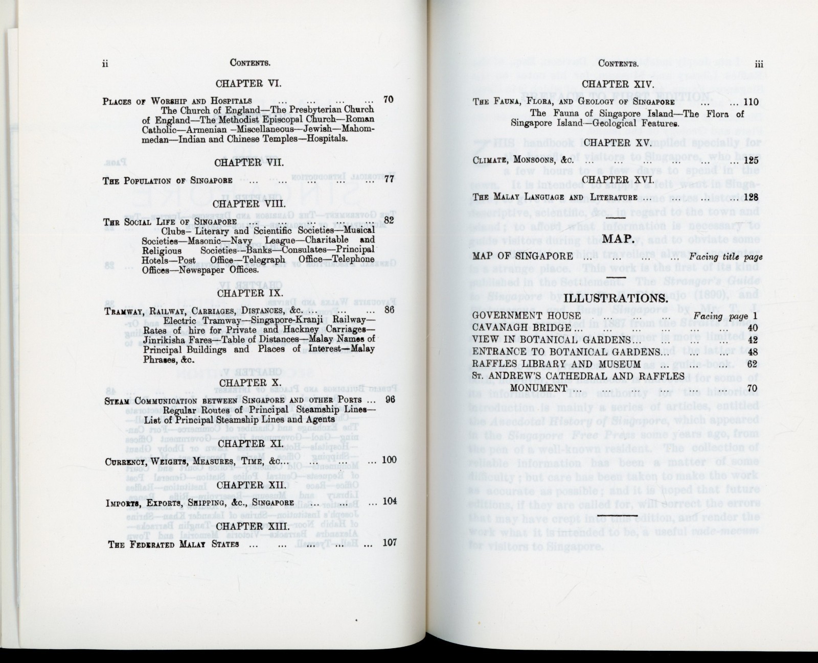 1907 Handbook to Singapore (Oxford in Asia) WITH MAP By G.M. Reith VERY GOOD