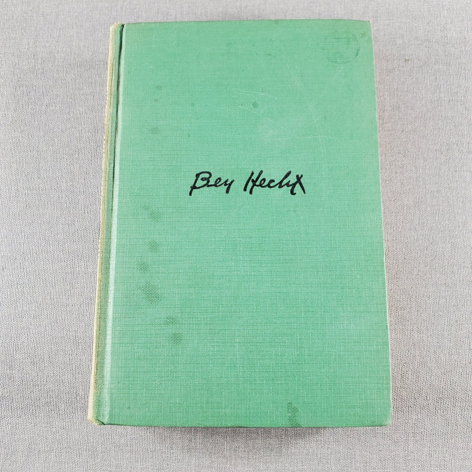 A Jew in Love Ben Hecht 1938 Eighth Edition Triangle Books