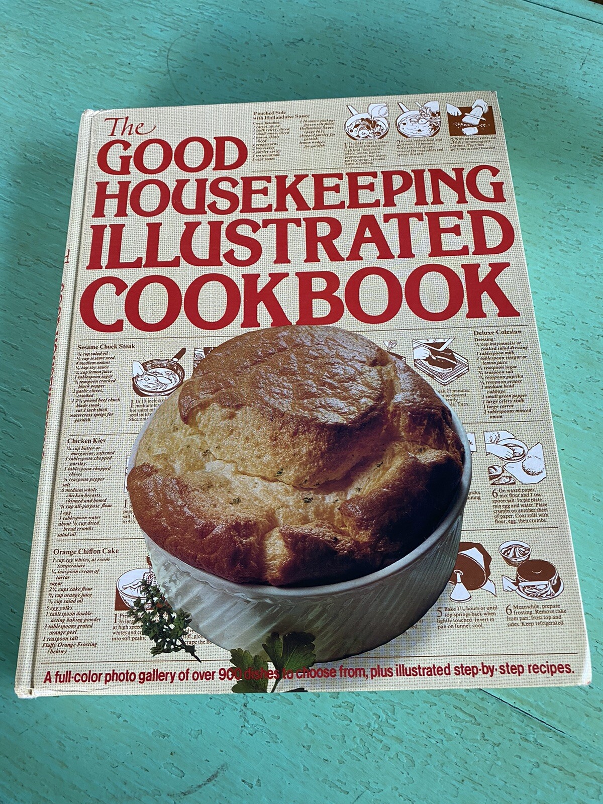 Vintage 1980 The Good Housekeeping Illustrated Cookbook Cook Book 512 Pages