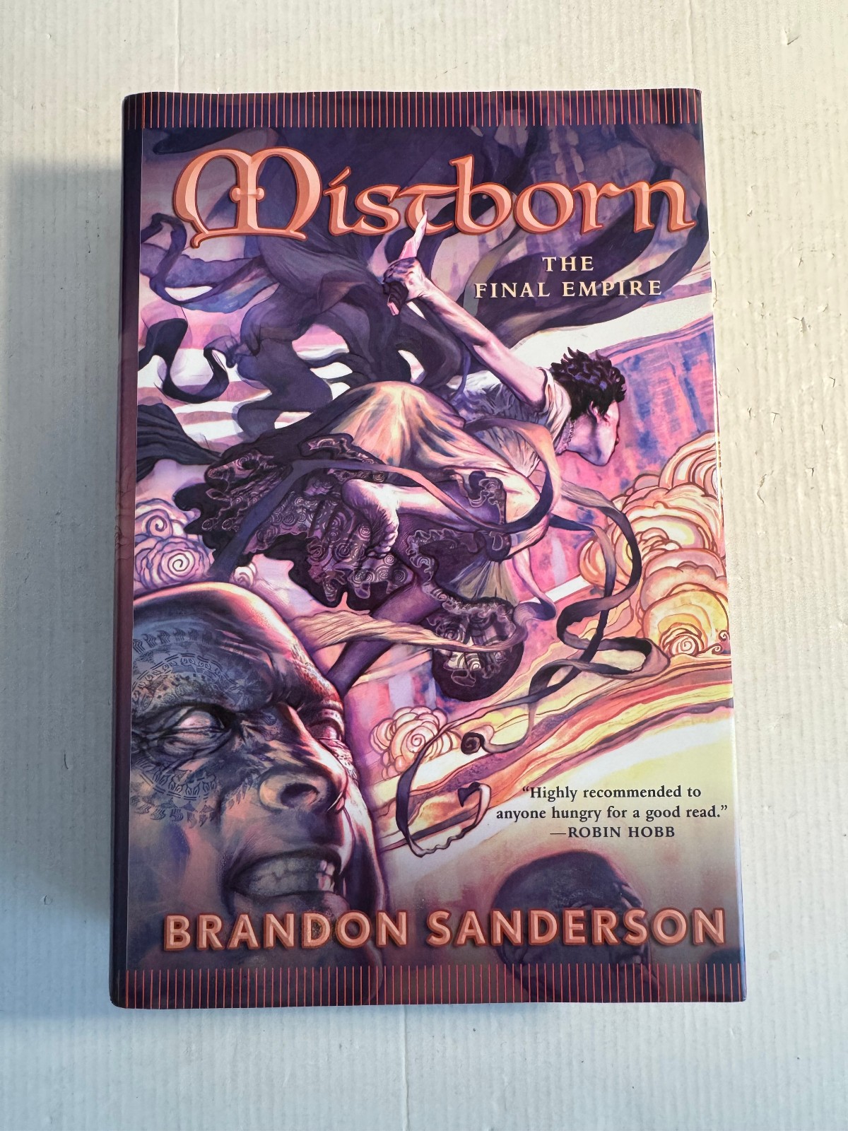 Mistborn The Final Empire Brandon Sanderson HCDJ Very Good 2006 Tor Book Club Ed
