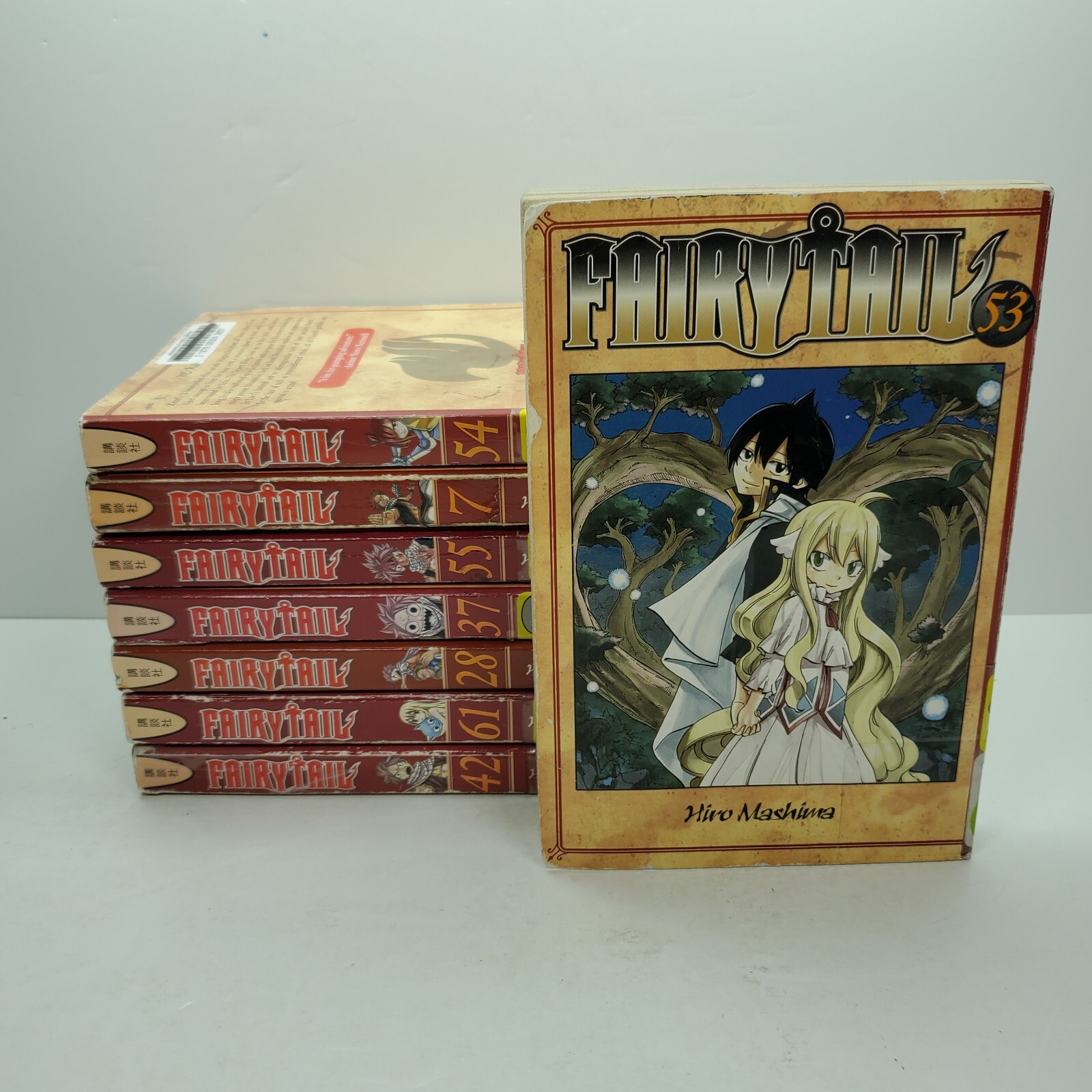 FAIRYTAIL Vol 7 28 37 42 53 54 55 61 English Manga~Hiro Mashima~Kodansha Lot Set