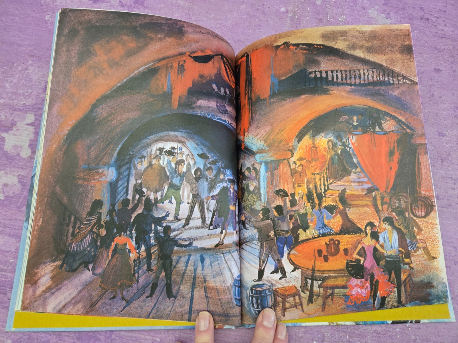 Carmen by Georges Bizet HC DJ 1969 Book Opera Gypsy Illust by Hanna Wartenegg