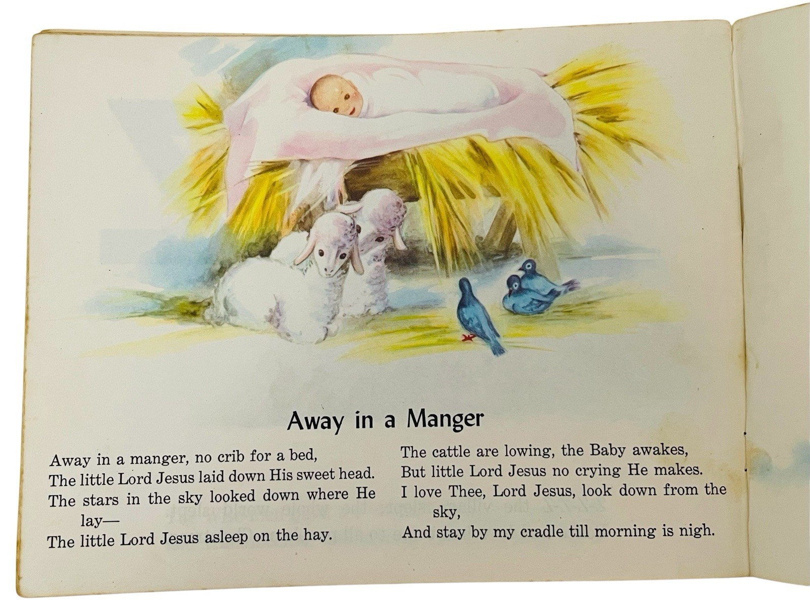 BABY JESUS ABC STORYBOOK CECILE LAMB ILLUSTRATOR 1952 STANDARD PUBLISHING CO.