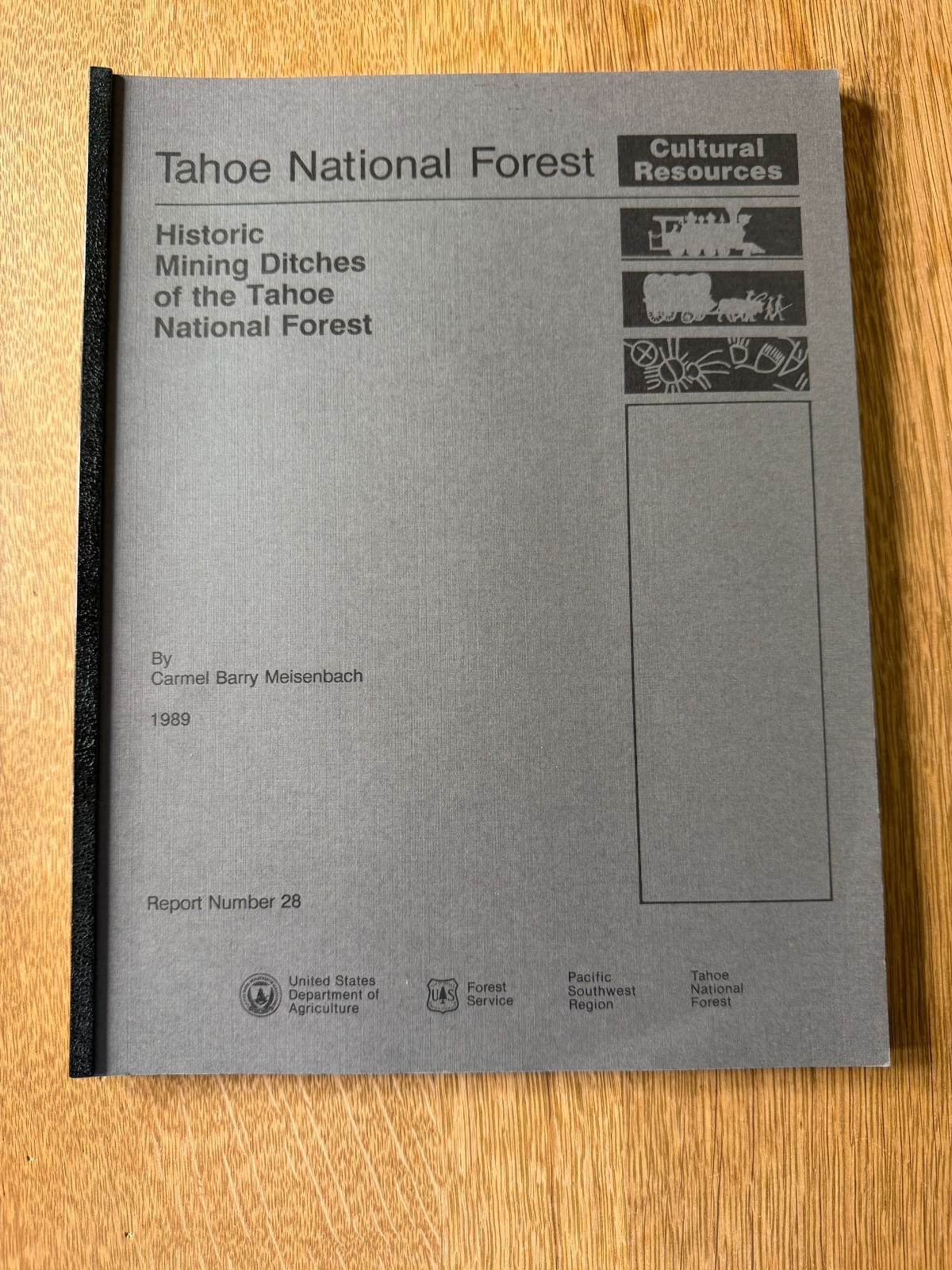 Historic Mining Ditches of the Tahoe National Forest – 1989 – USDA Report #28