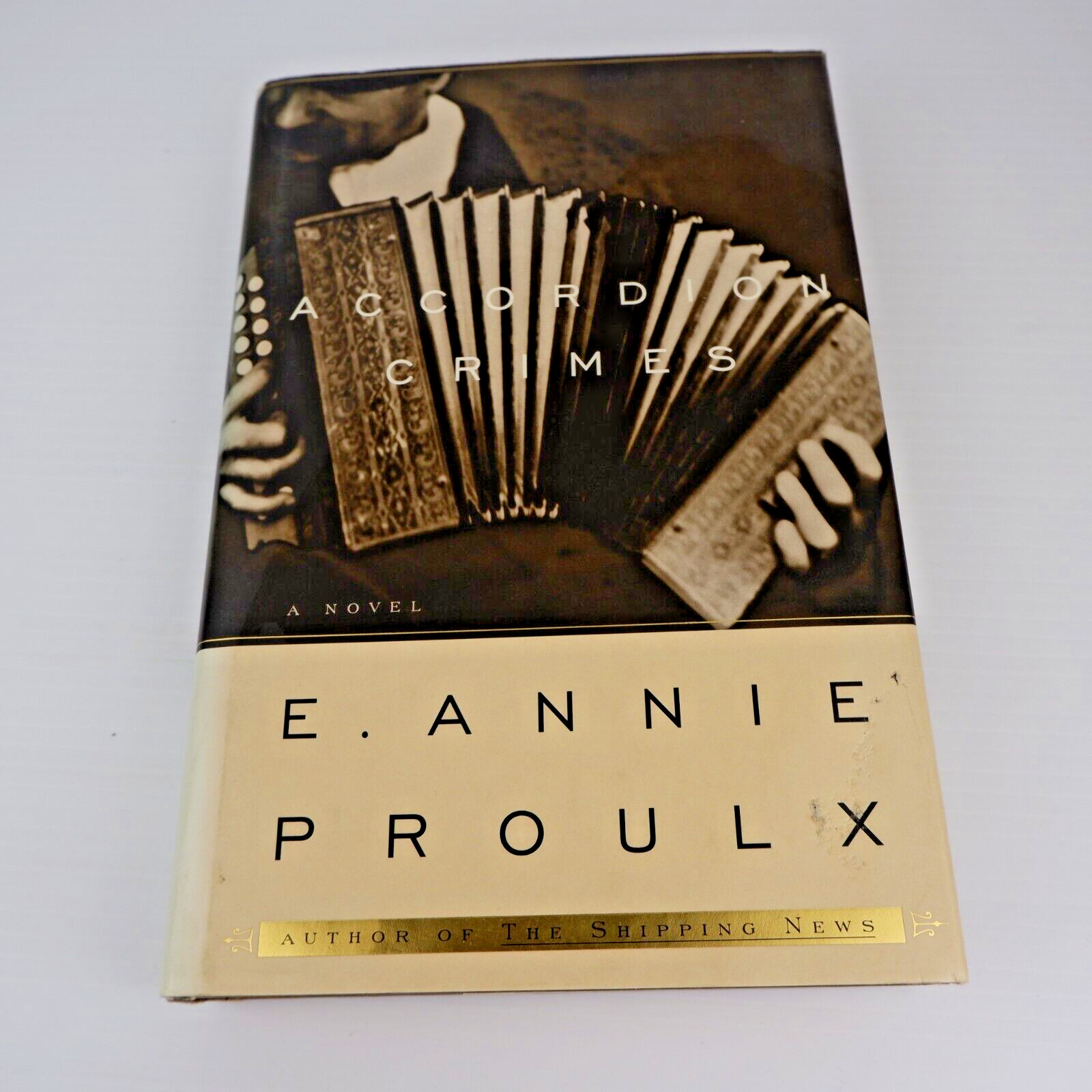 Accordion Crimes by E. Annie Proulx – Hardcover Book Historical Vintage